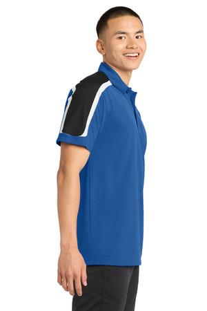 Sport-Tek Tricolor Shoulder Micropique Sport-Wick Polo. ST658 8
