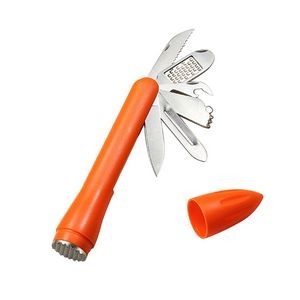 Stainless Steel Garlic Mincer Squeezer With Bottle Opener 2