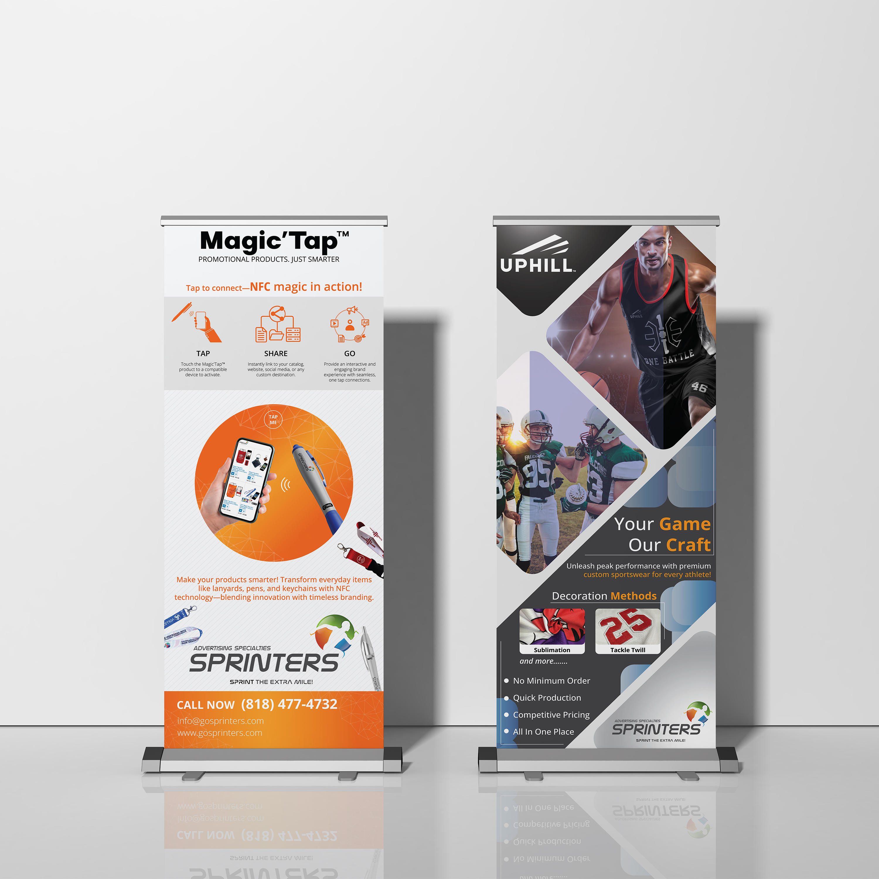 Roll Up Retractable Banner - 32" x 78.7 3