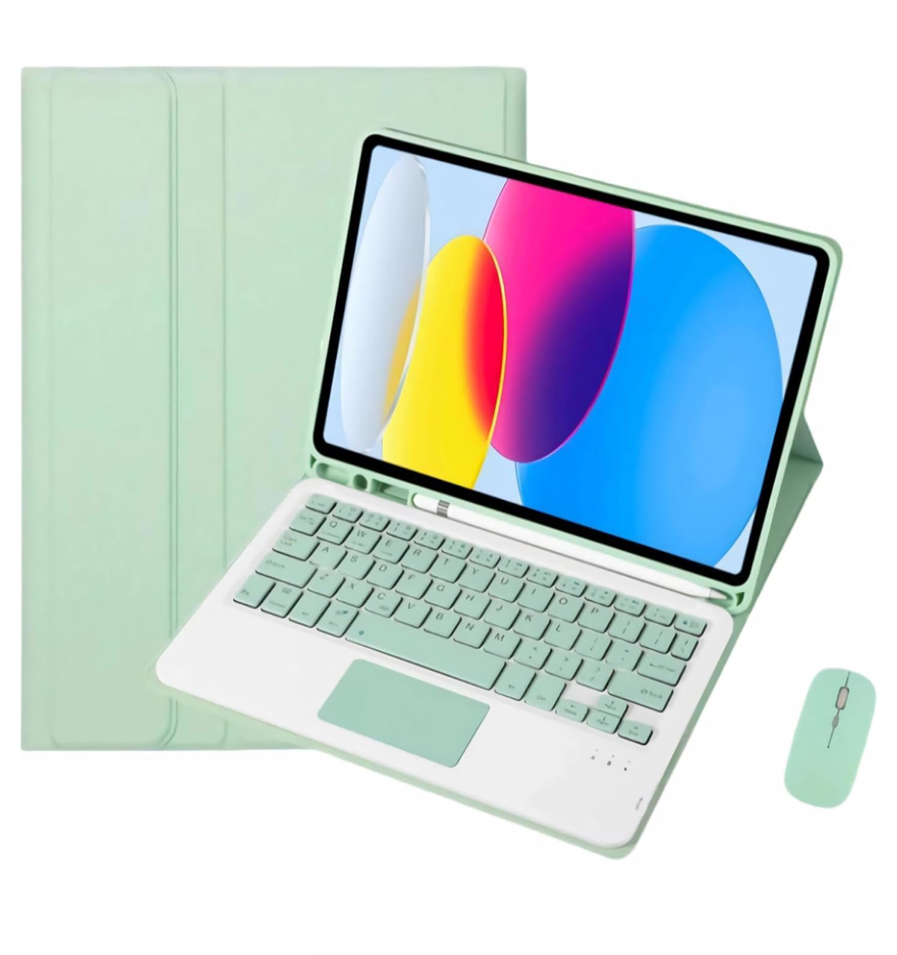 iBank ® Detachable Bluetooth Slim Wireless Keyboard and Soft Back Cover Tablet Case 2