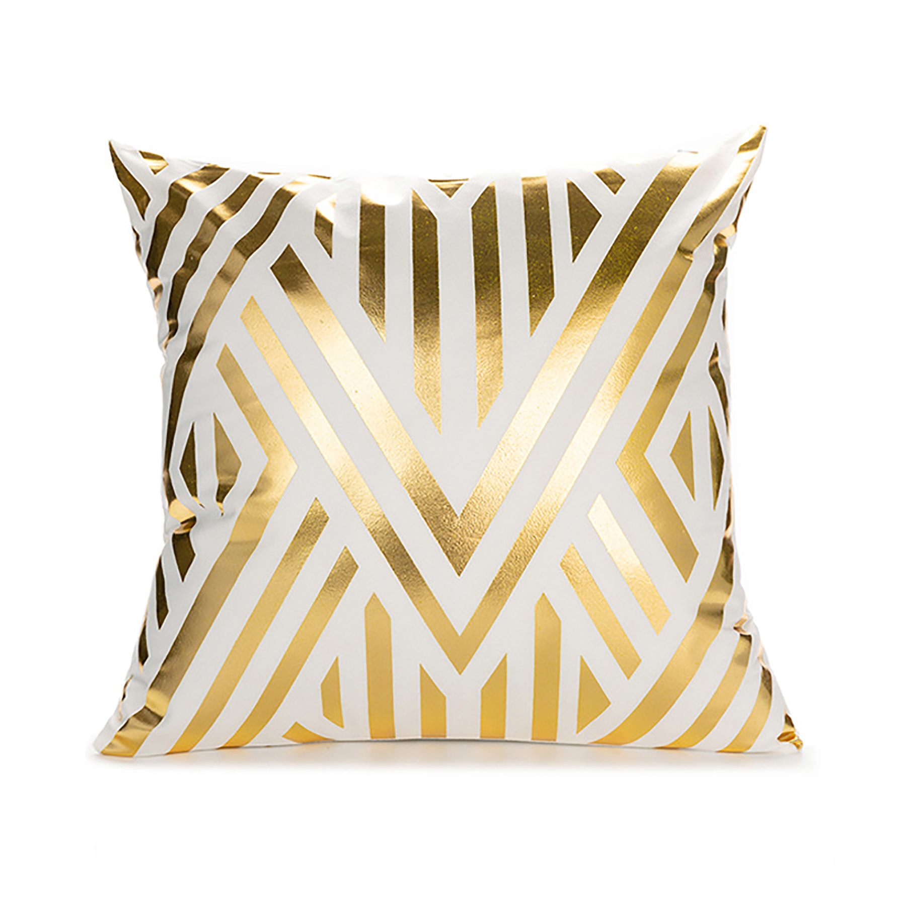 Soft Fiber Cushion Pillow Set Gold Foiled 1