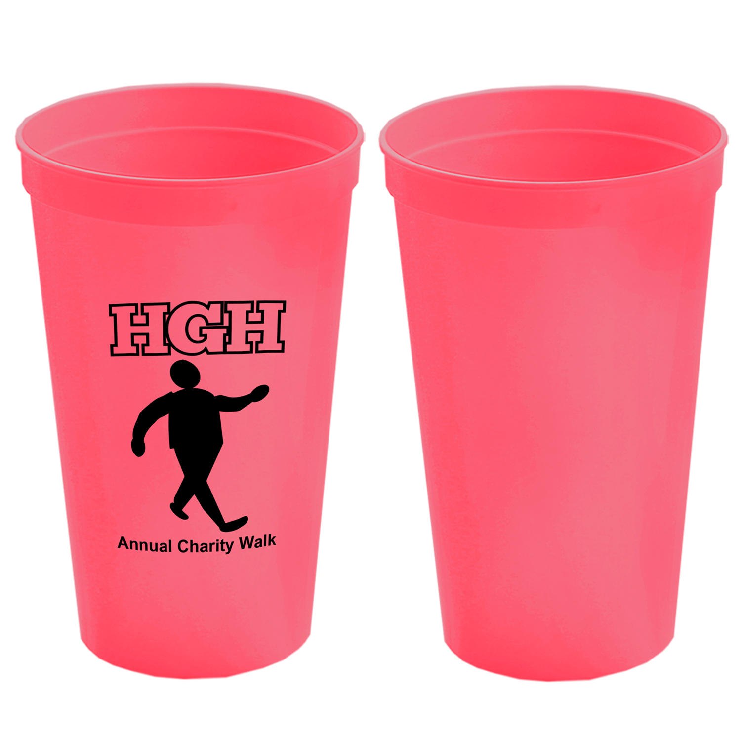 Stackable Polypropylene Stadium Cup, 22 oz. 17