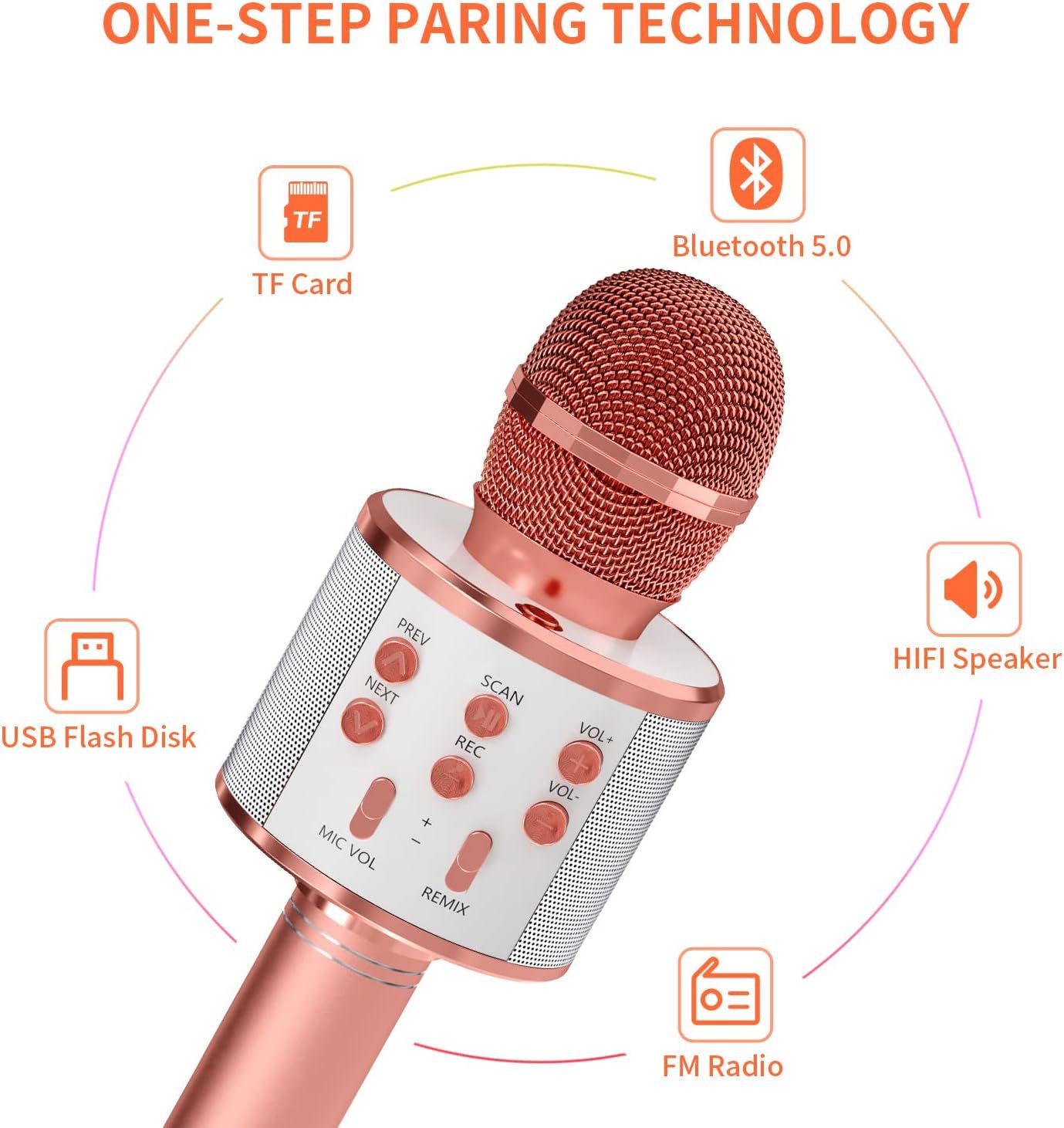 Metal karaoke Microphone 6