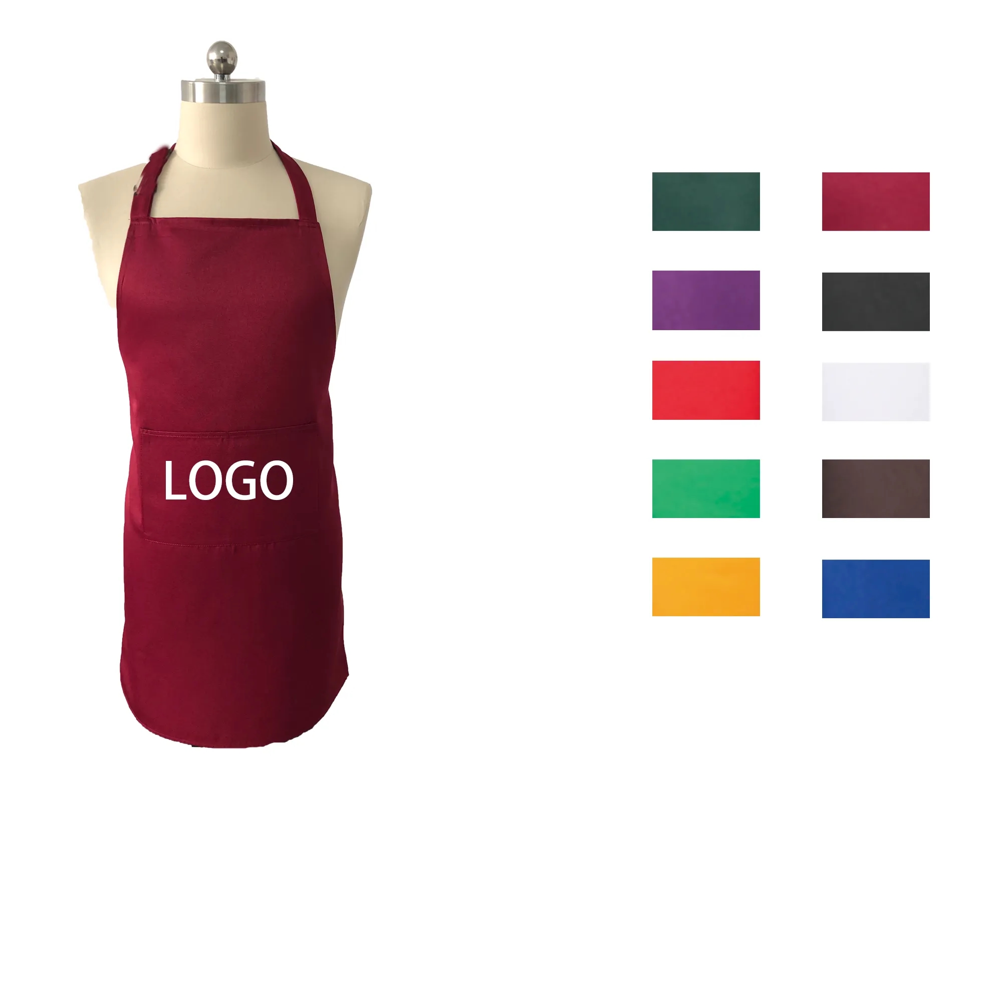 Grease And Stain Proof Barbecue Kitchen Apron 2