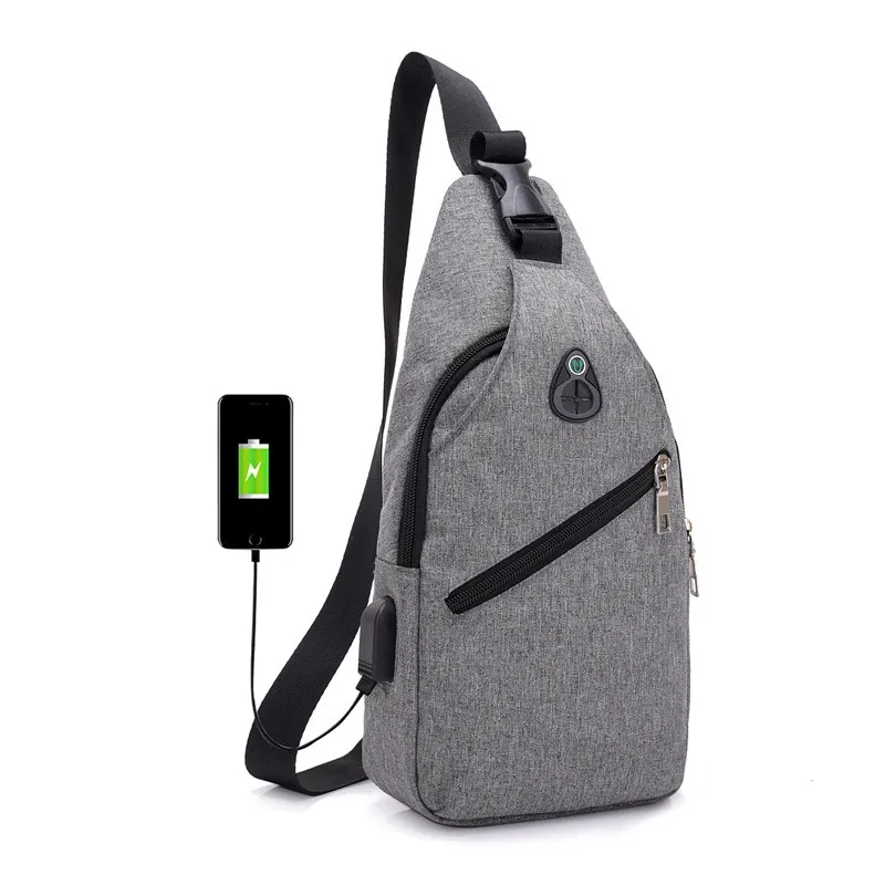 Custom Logo Chest Bag Sling Backpack 3