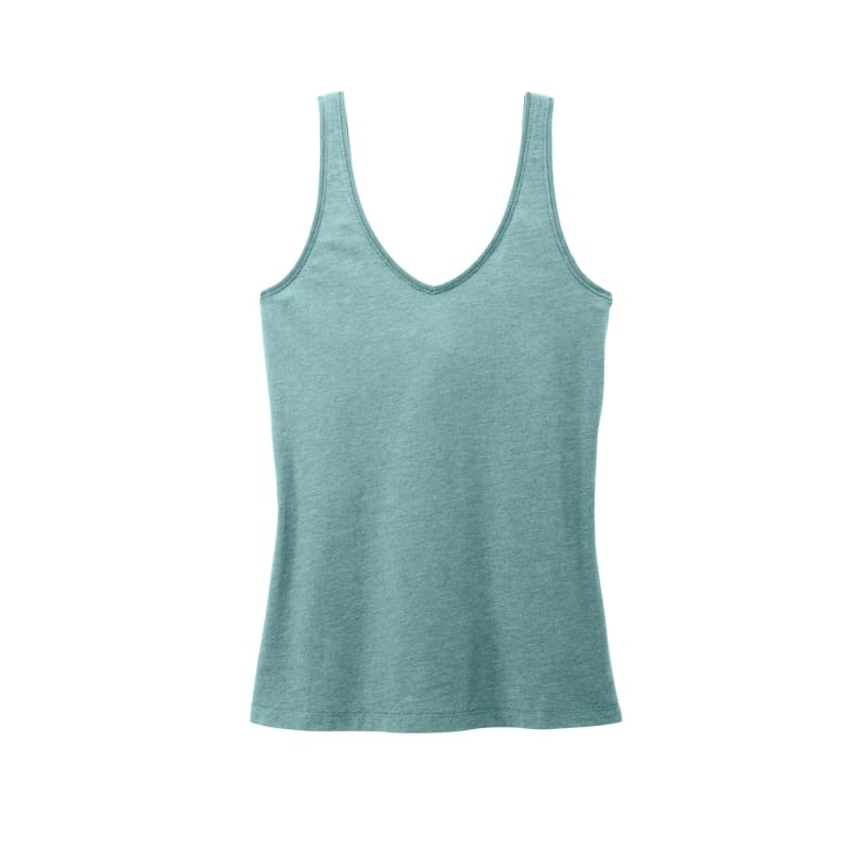 District Women's Perfect Blend CVC V-Neck Tank 3