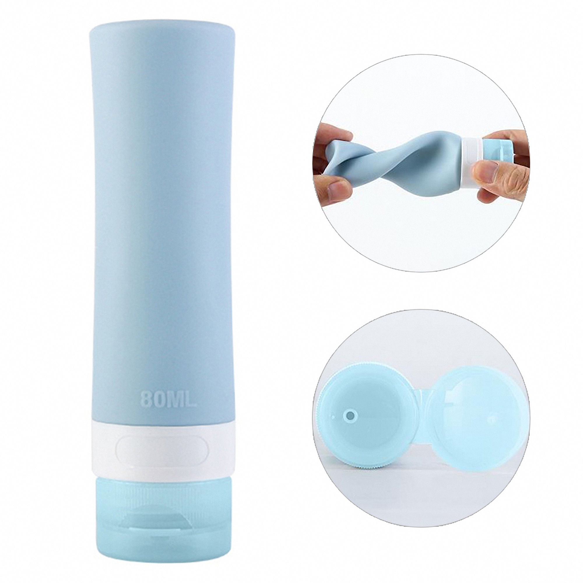 Portable 2.7oz Travel Refill Bottle 3