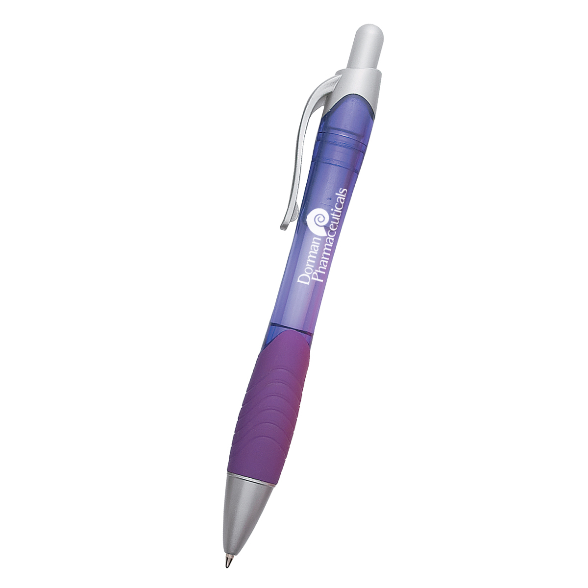 Rio Ballpoint Pen With Contoured Rubber Grip 10
