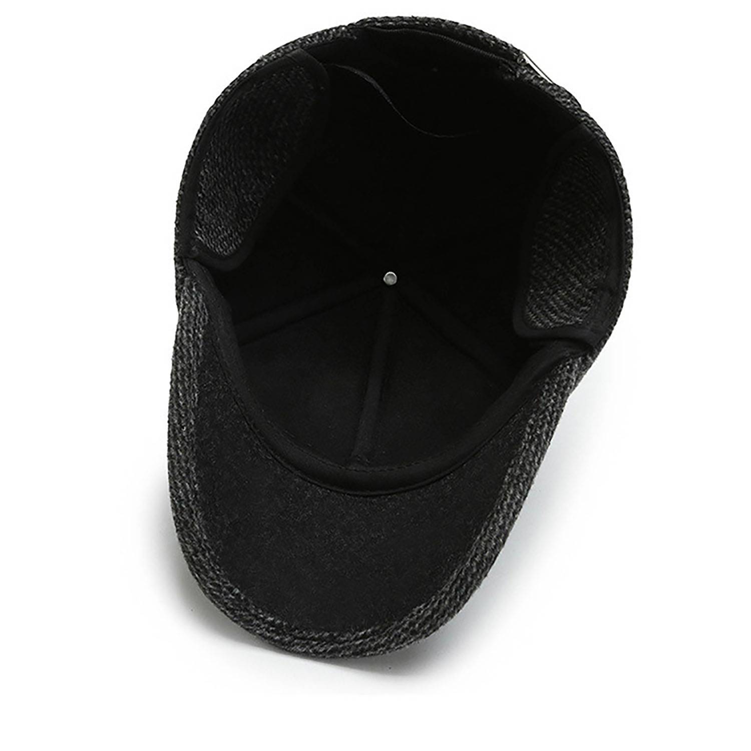 Men's Winter Warm Wool Baseball Cap 5