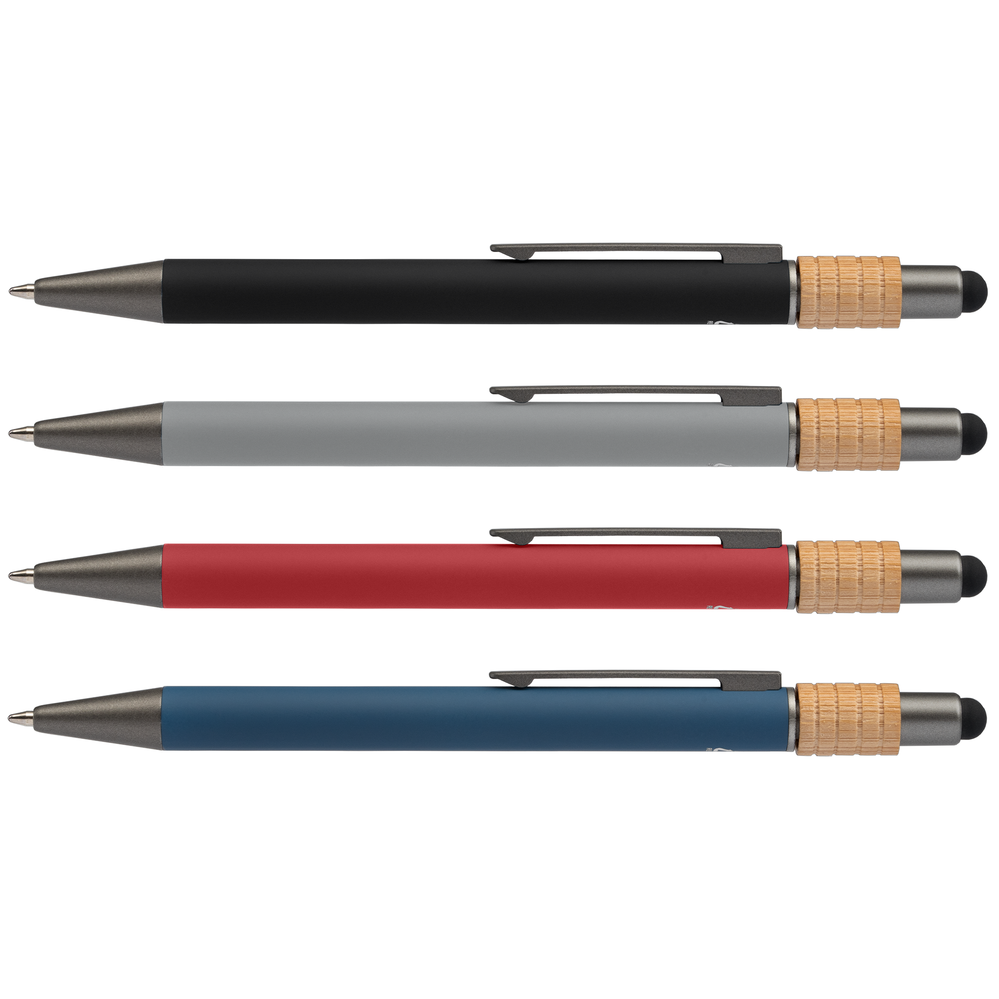 Reborn Spinner Recycled Aluminum Pen w/ Stylus  - PATENTED 9