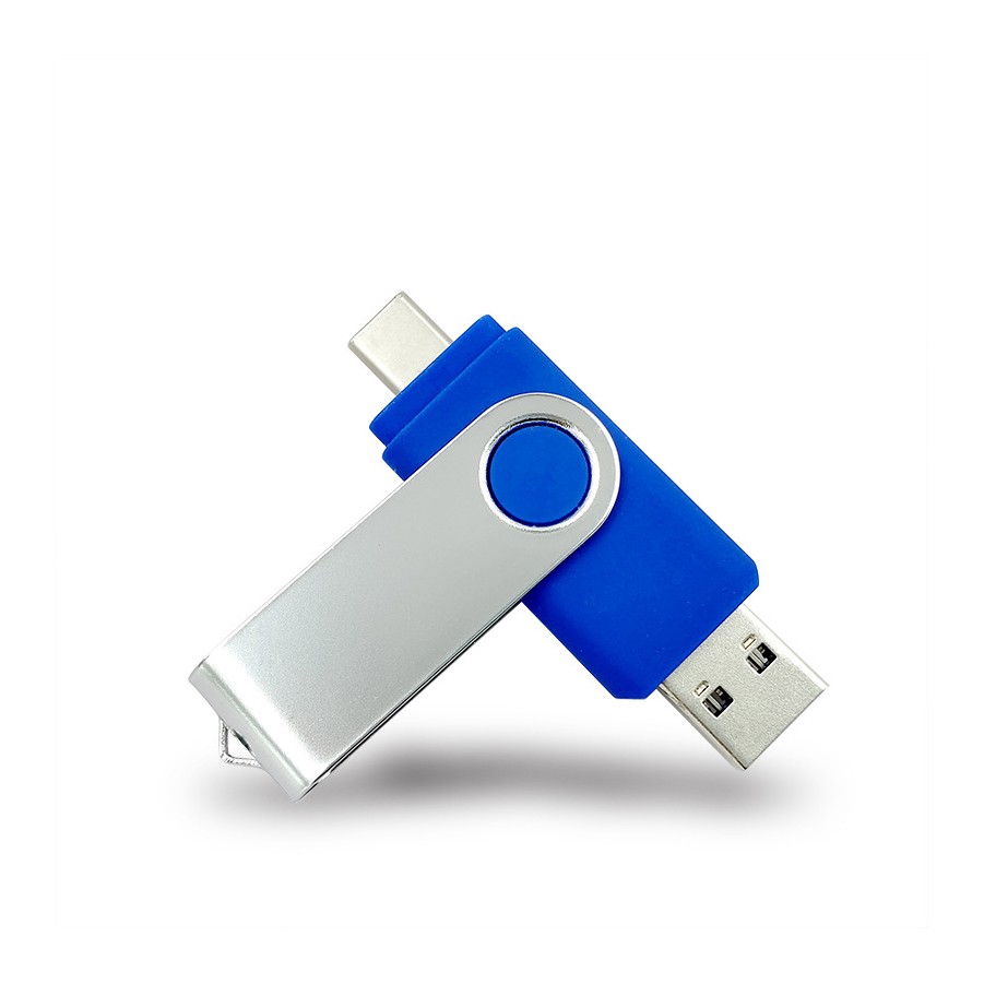256GB Plastic Swivel USB 3.0 & Type-C Flash Drive 3