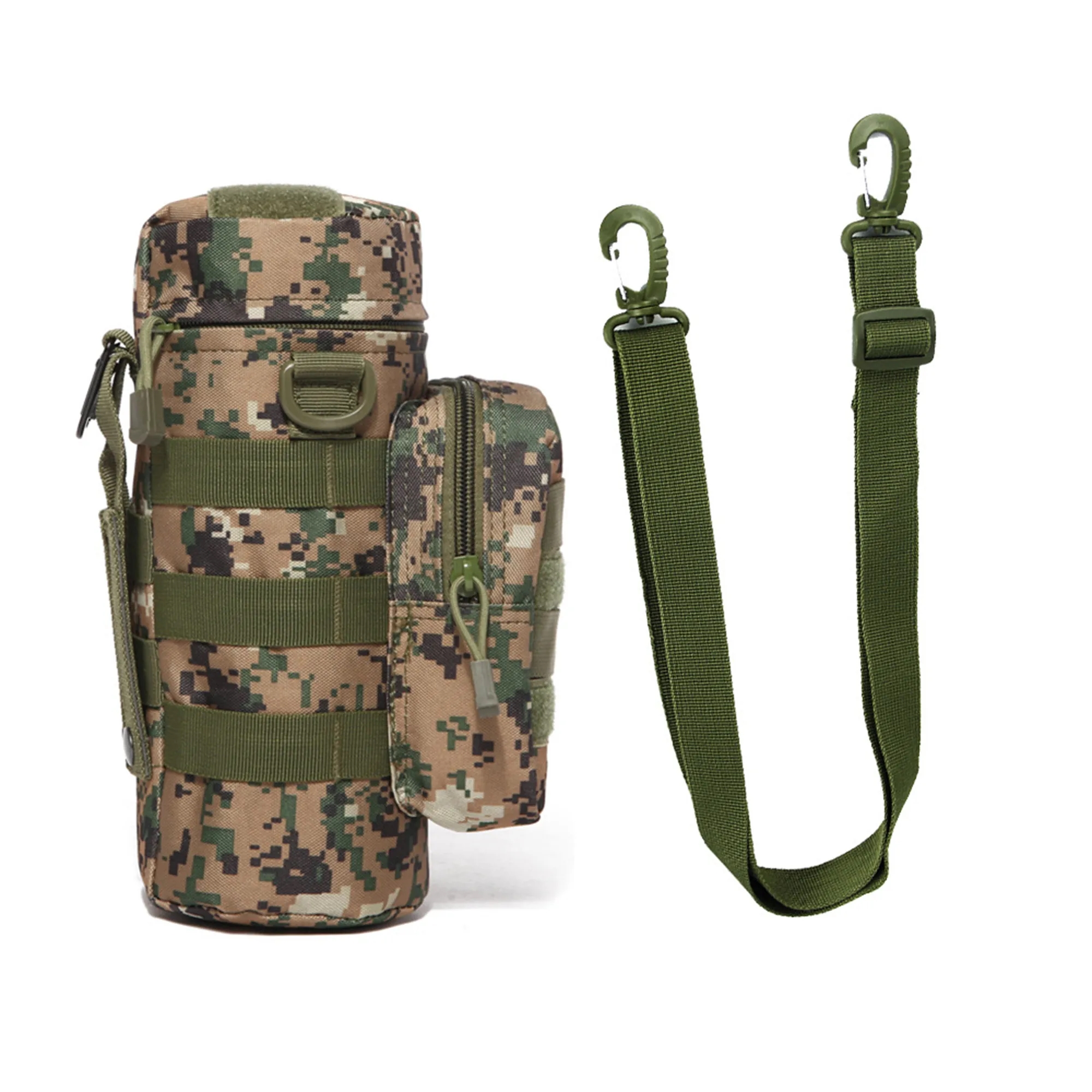 Tactical Outdoor Water Bottle Bag With Shoulder Strap 8