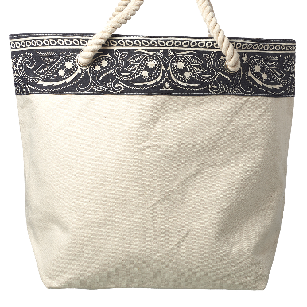 Paisley Pattern Canvas Tote Bags