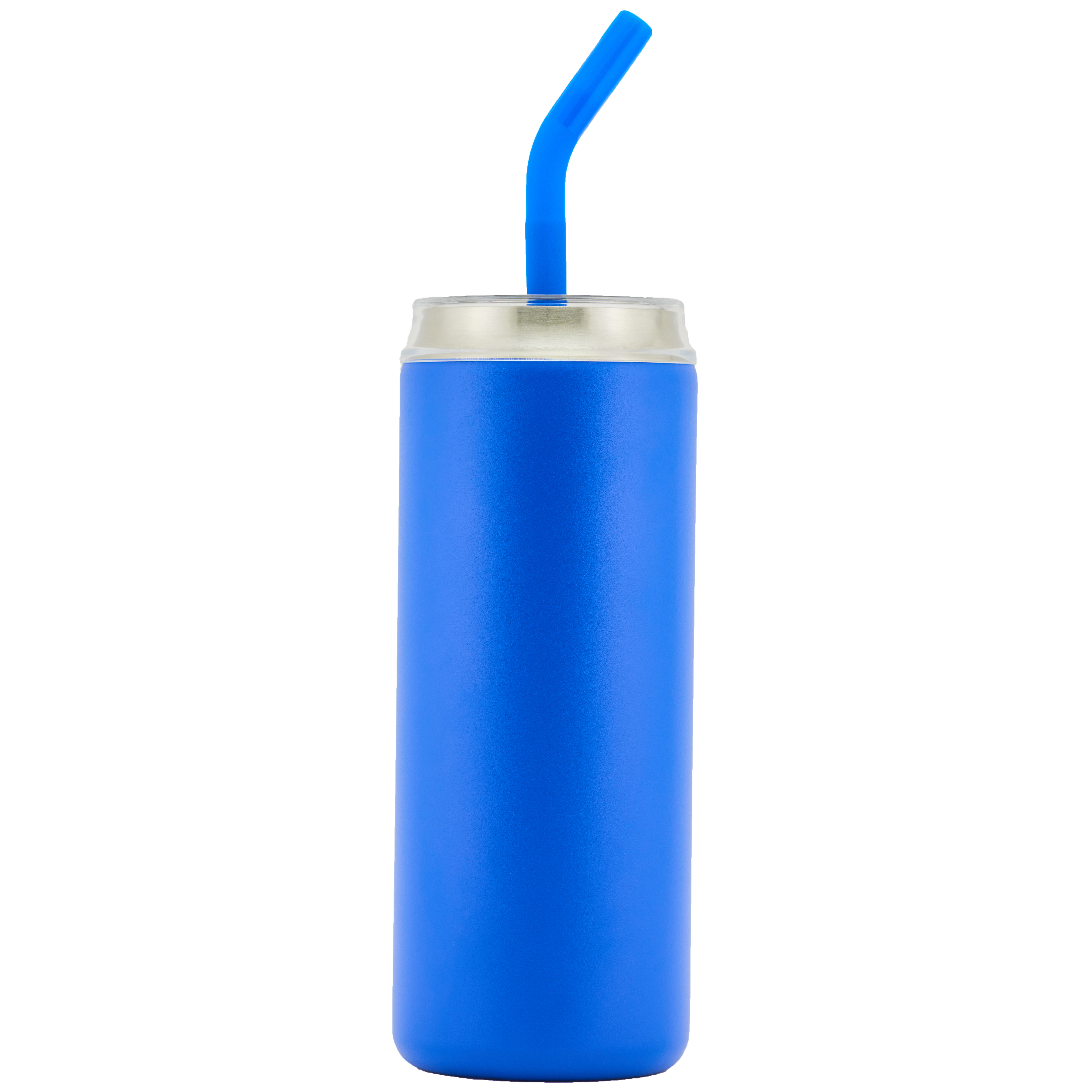 Newport 20oz Double Wall Stainless Steel Vacuum Insulated Tumbler with Straw (Blue)