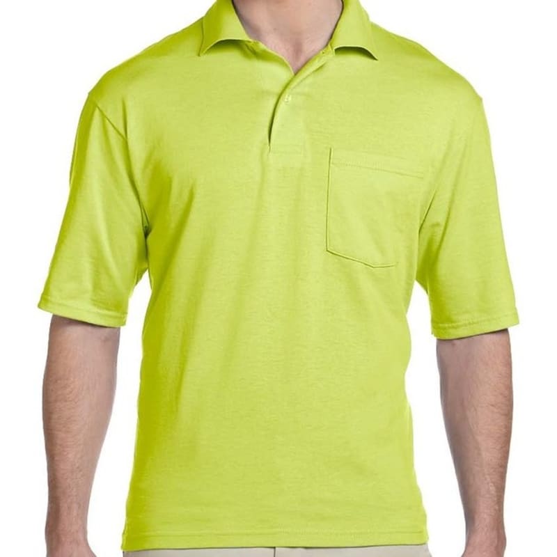 Jerzees 5.6 Oz., 50/50 Jersey Pocket Polo With SpotShield™ 6