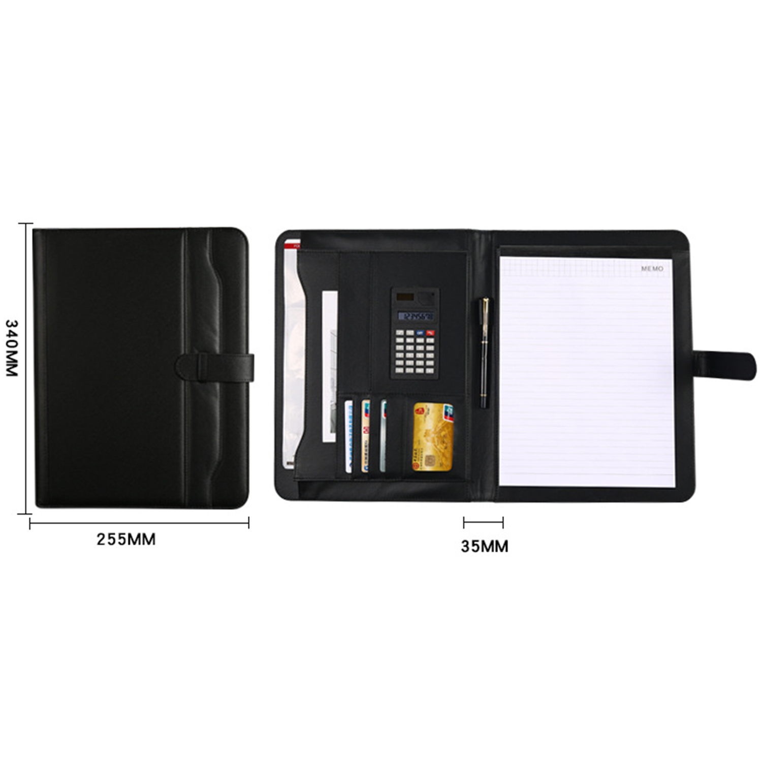 PU Leather Portfolio Folder for Documents 6