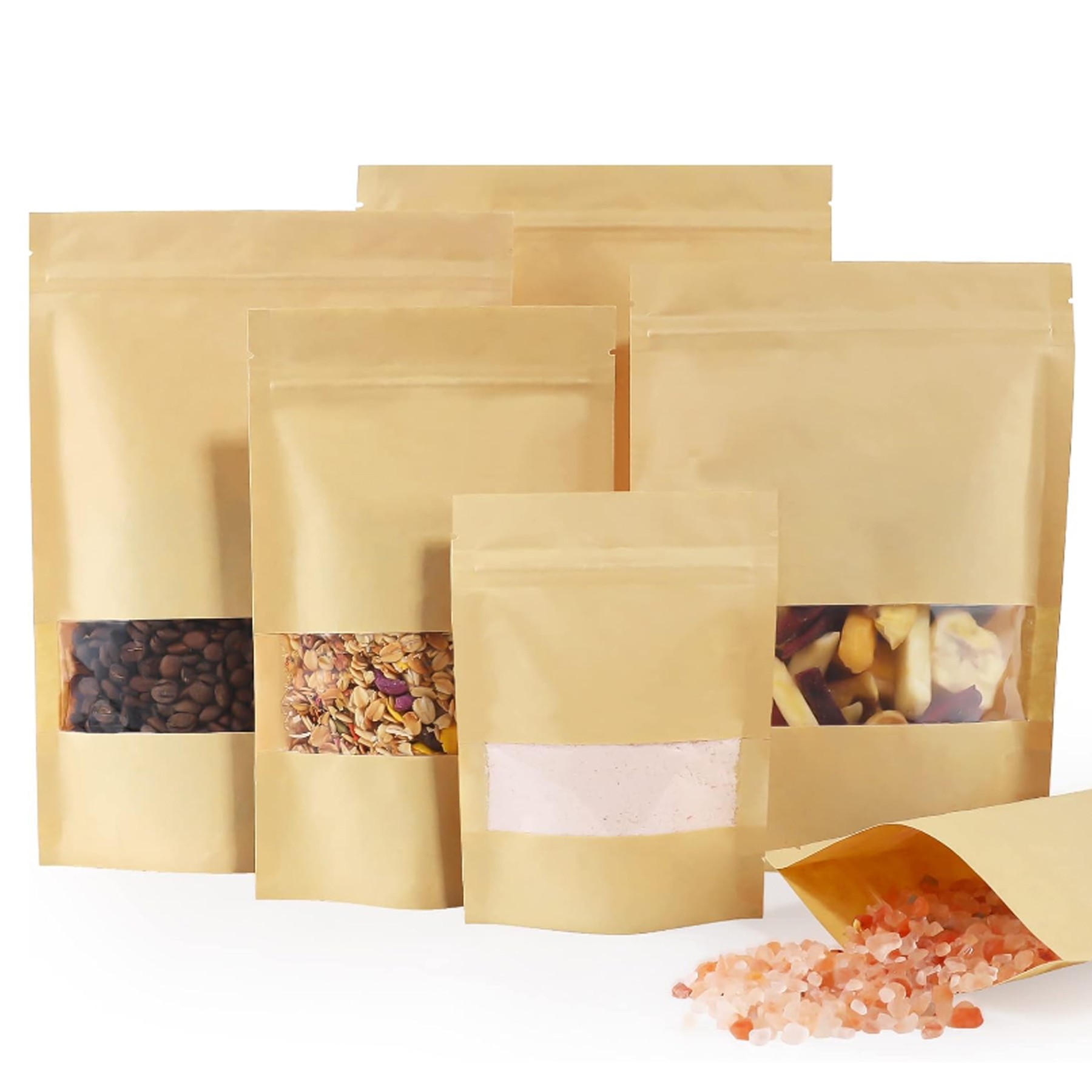 Kraft Stand Up Pouches 2