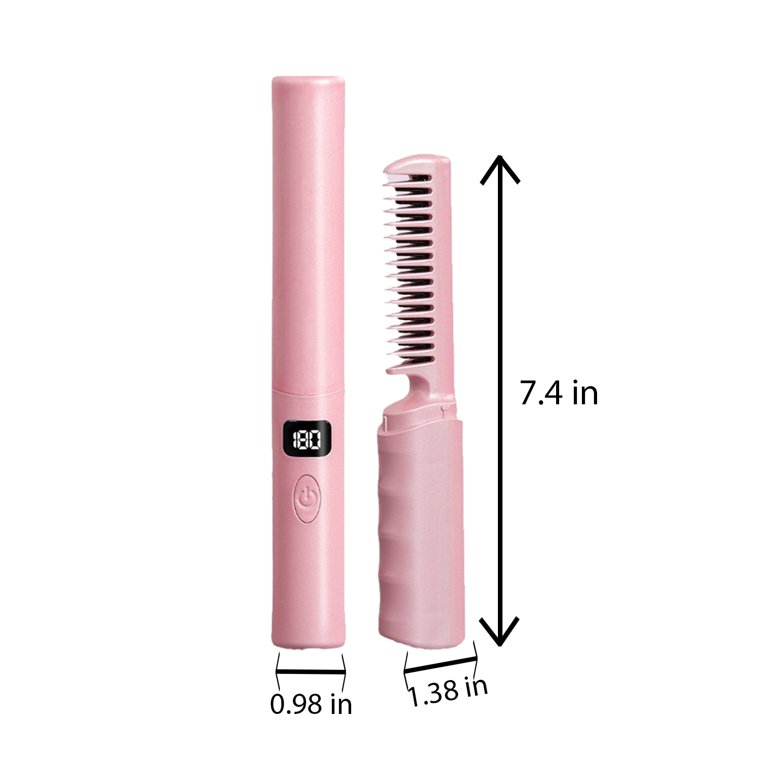 Mini USB rechargeable portable straightening comb 2