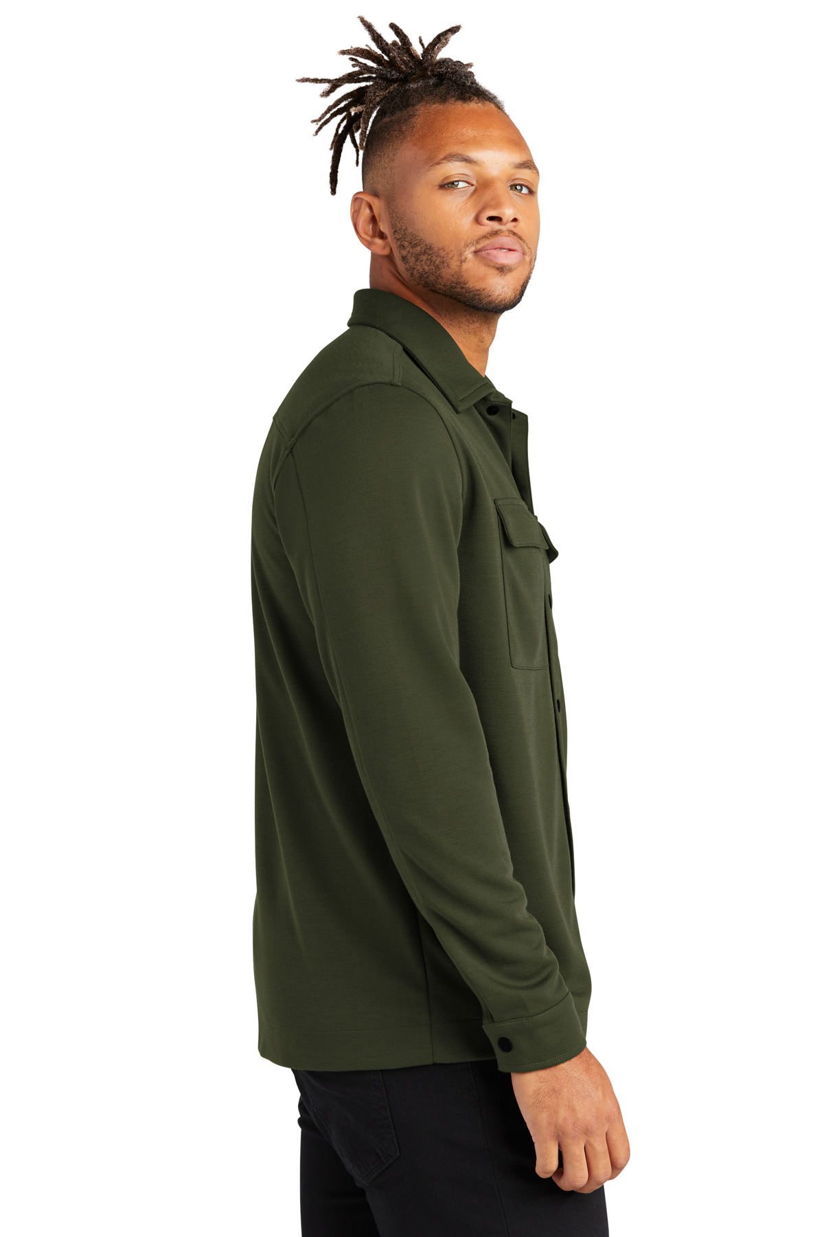 Mercer+Mettle Double-Knit Snap Front Jacket MM3004 14