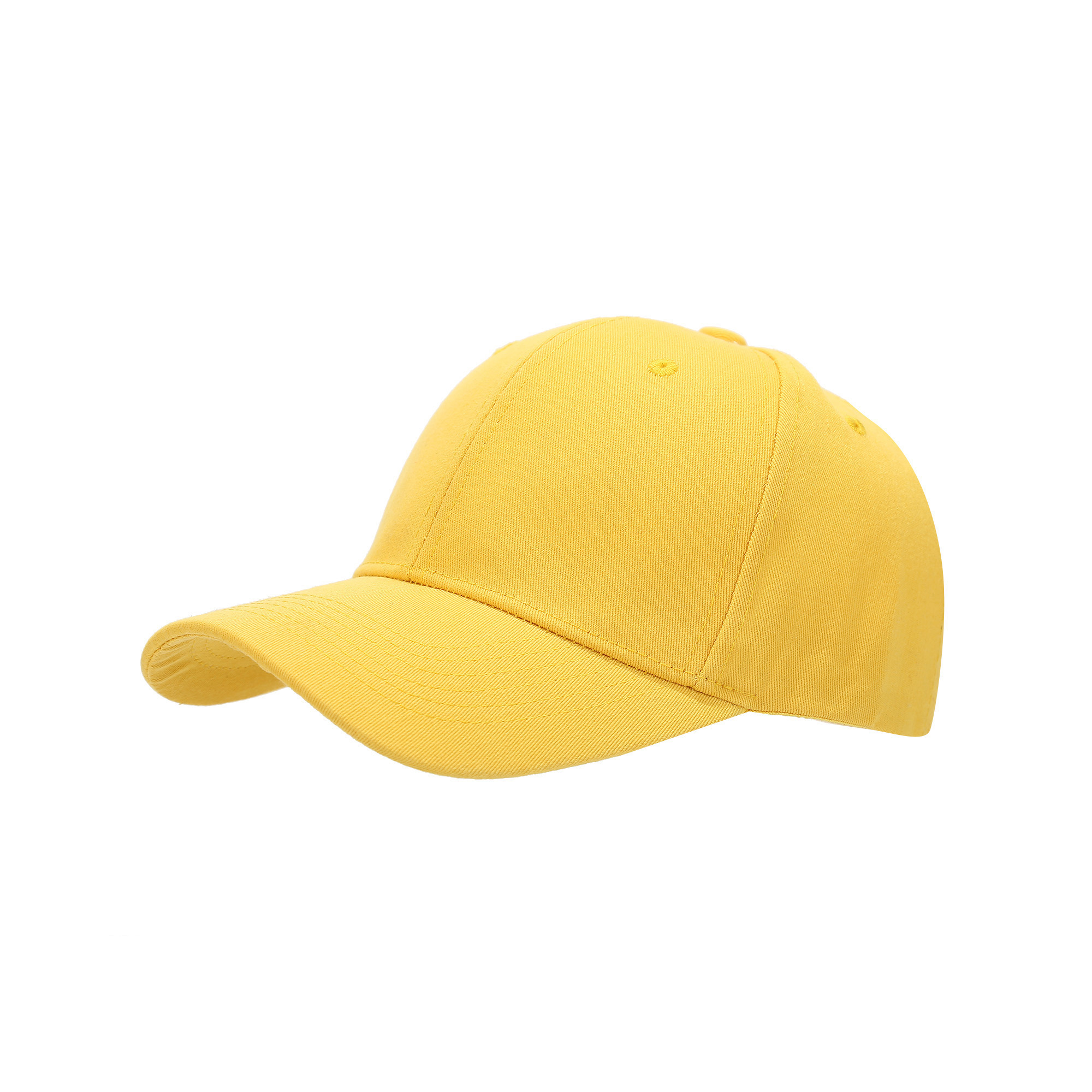Structured Cotton Adjustable 6 Panel Baseball Cap 19