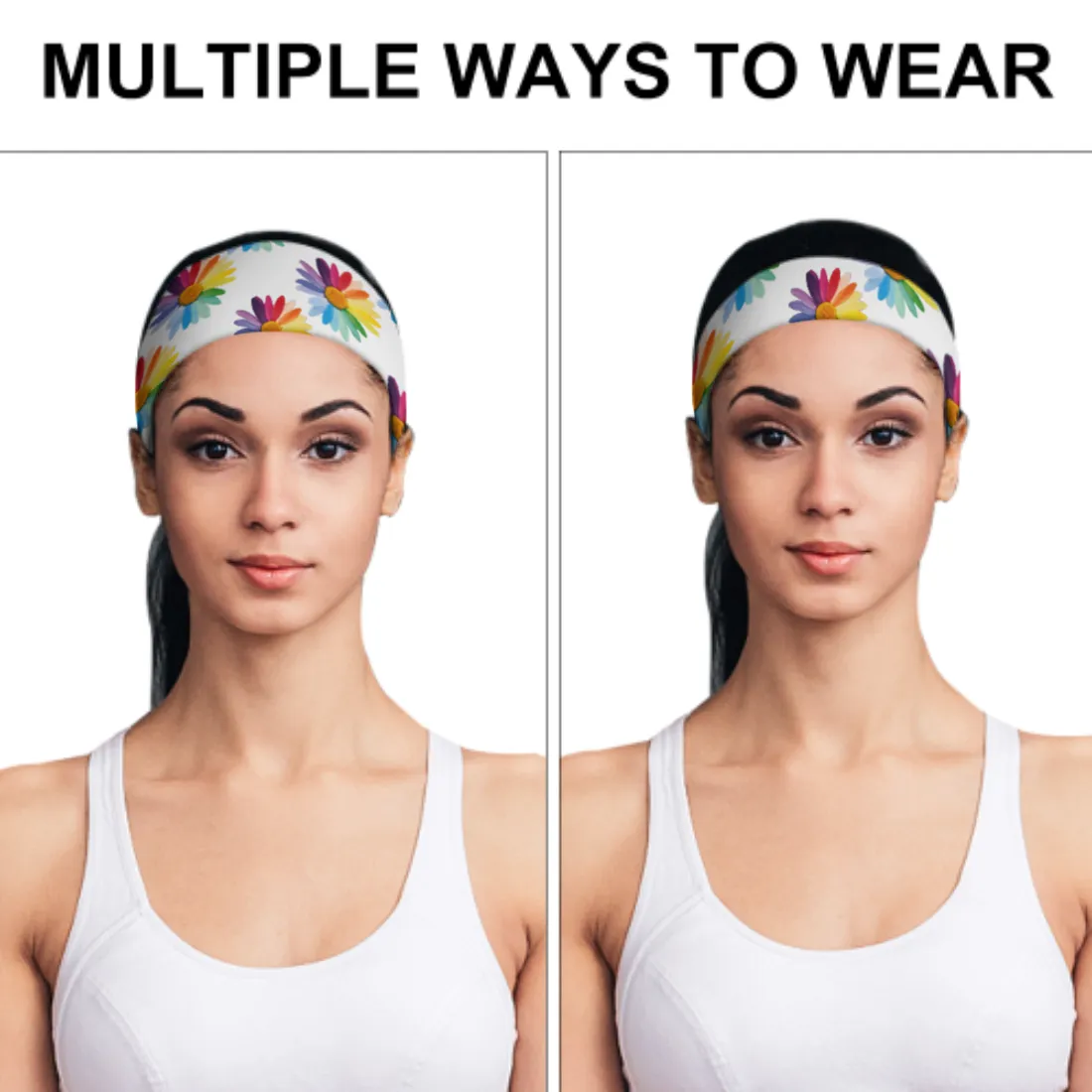 Polyester Sports Sweat Headband 8