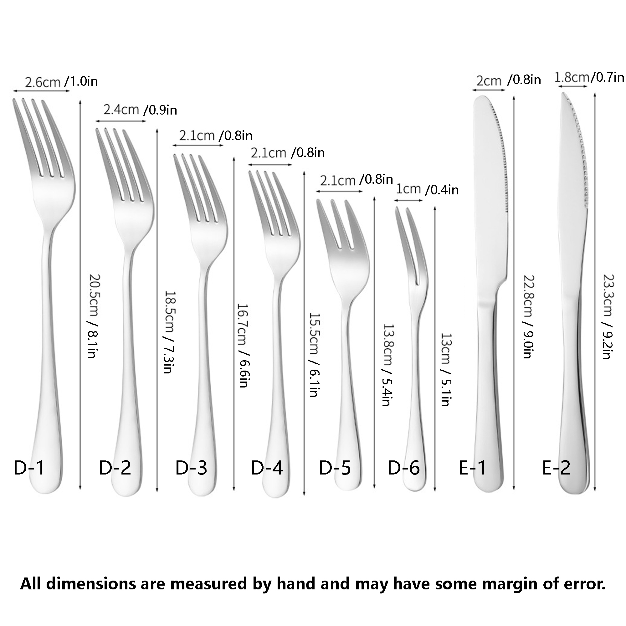 Stainless Steel Dinner Fork,more tableware combinations are available for selection. 3