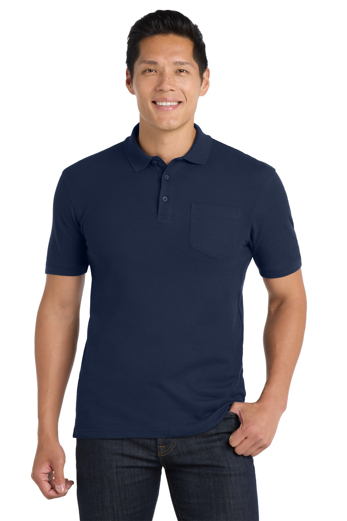 Port Authority Core Classic Pique Pocket Polo. K100P 64