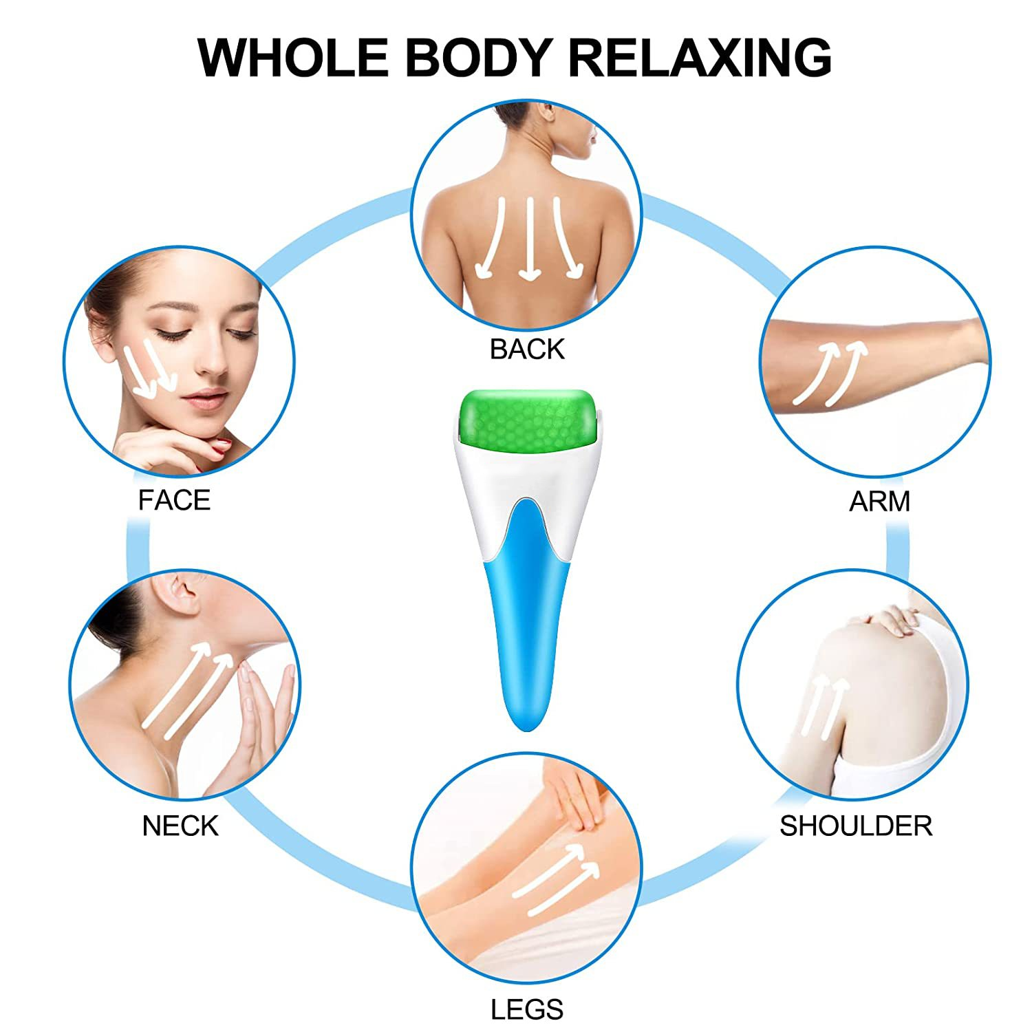 Facial ice roller for cold therapy 3