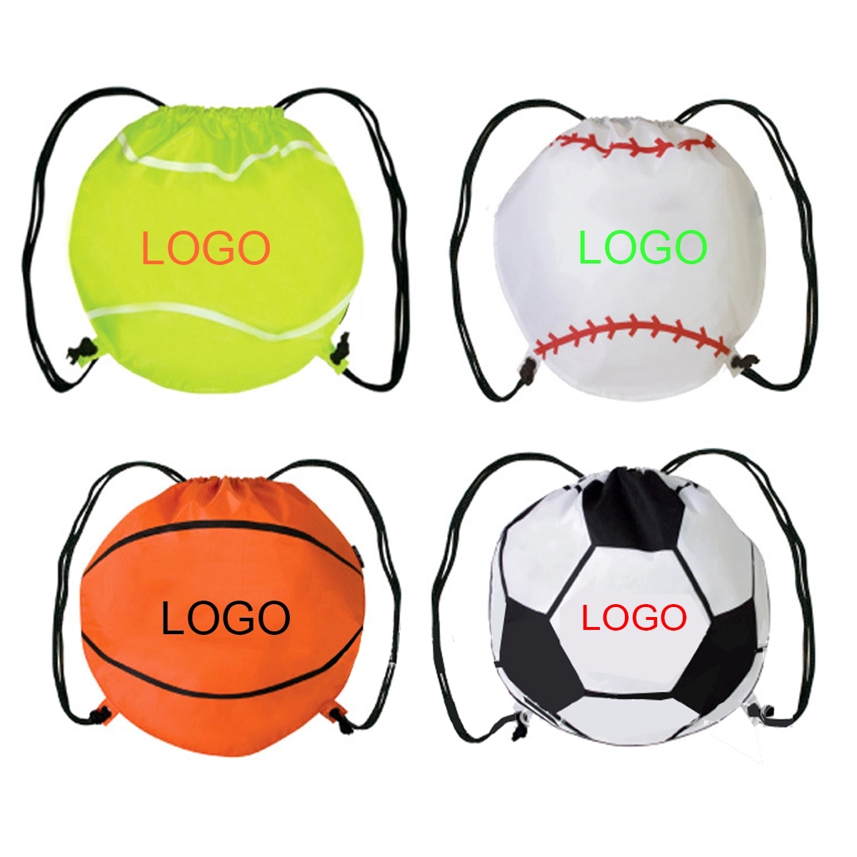 Football Shap Drawstring Bag 2