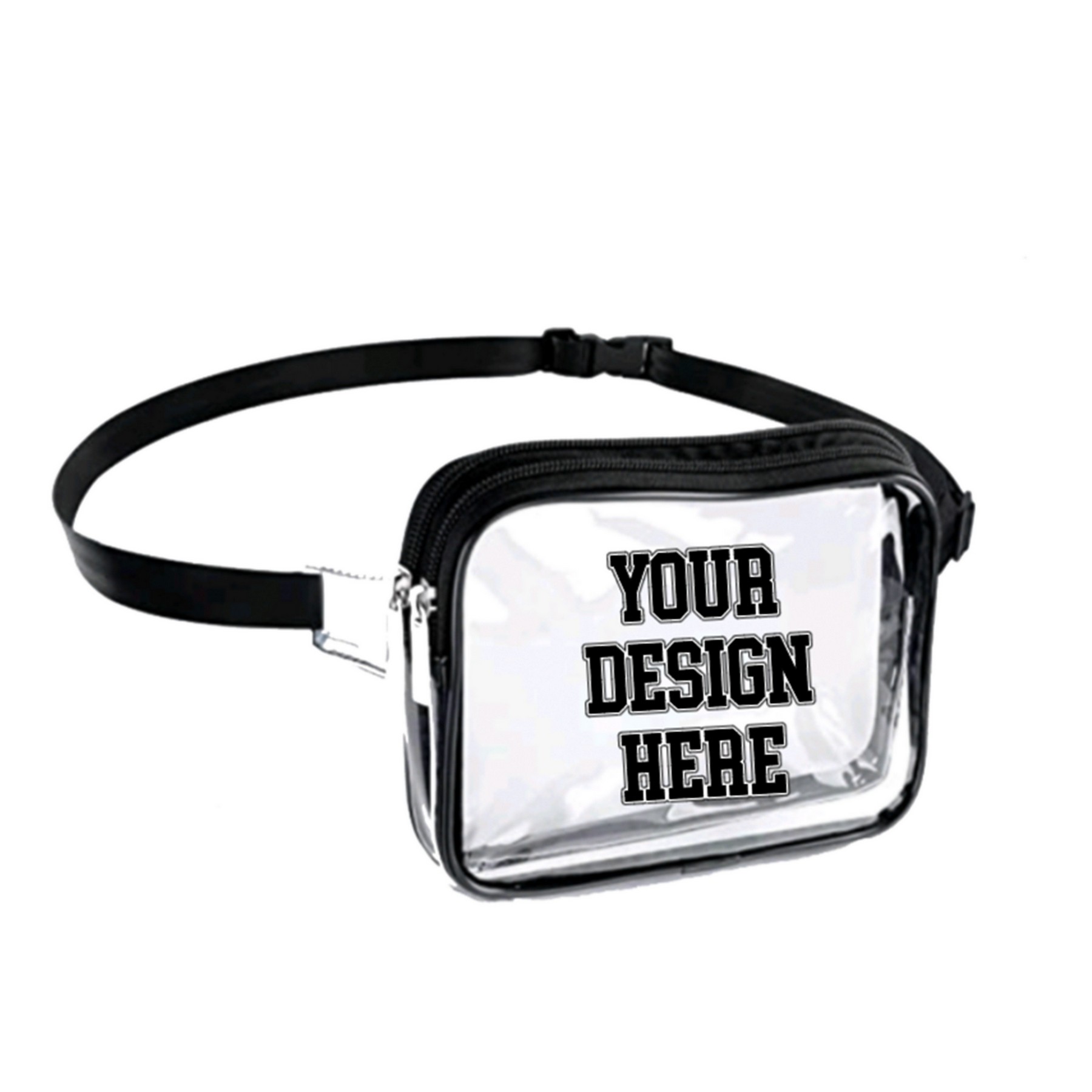 Clear Crossbody Sling Shoulder Bag ( 6'' x 7.5'' x 2.5" ) 3