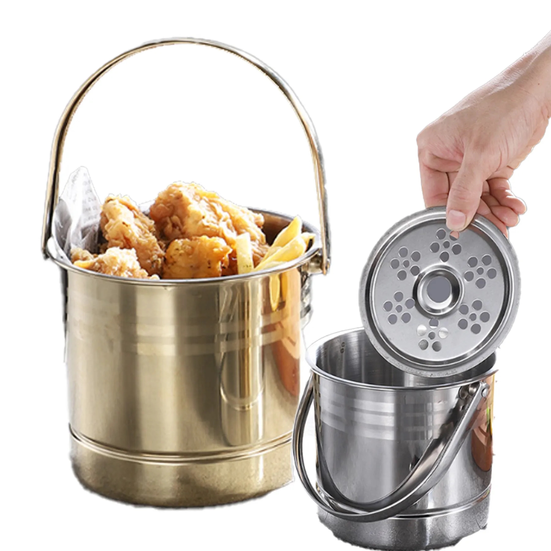 Stainless Steel Bucket Ice Container 3