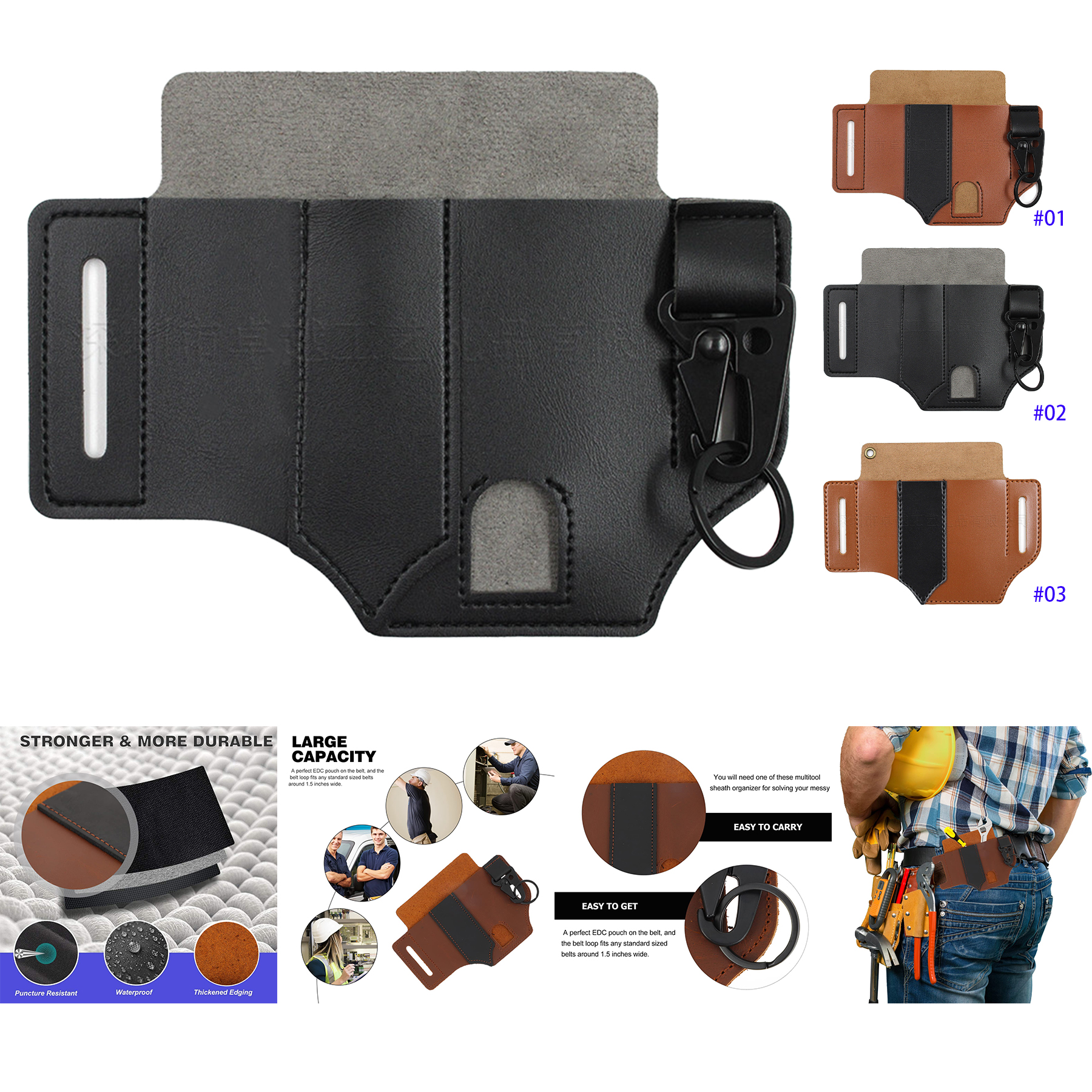 Mens Wallets Woman Wallet Wrench Tools Waist Bag 2