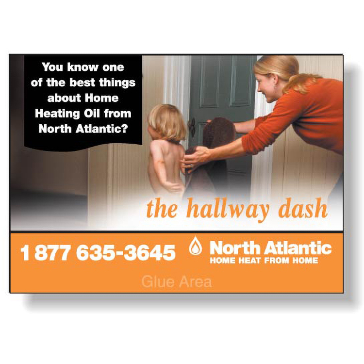 Stock Rectangle Magnet (2.5"x3.5") Square Corners Full Colour Imprint White Vinyl Topcoat