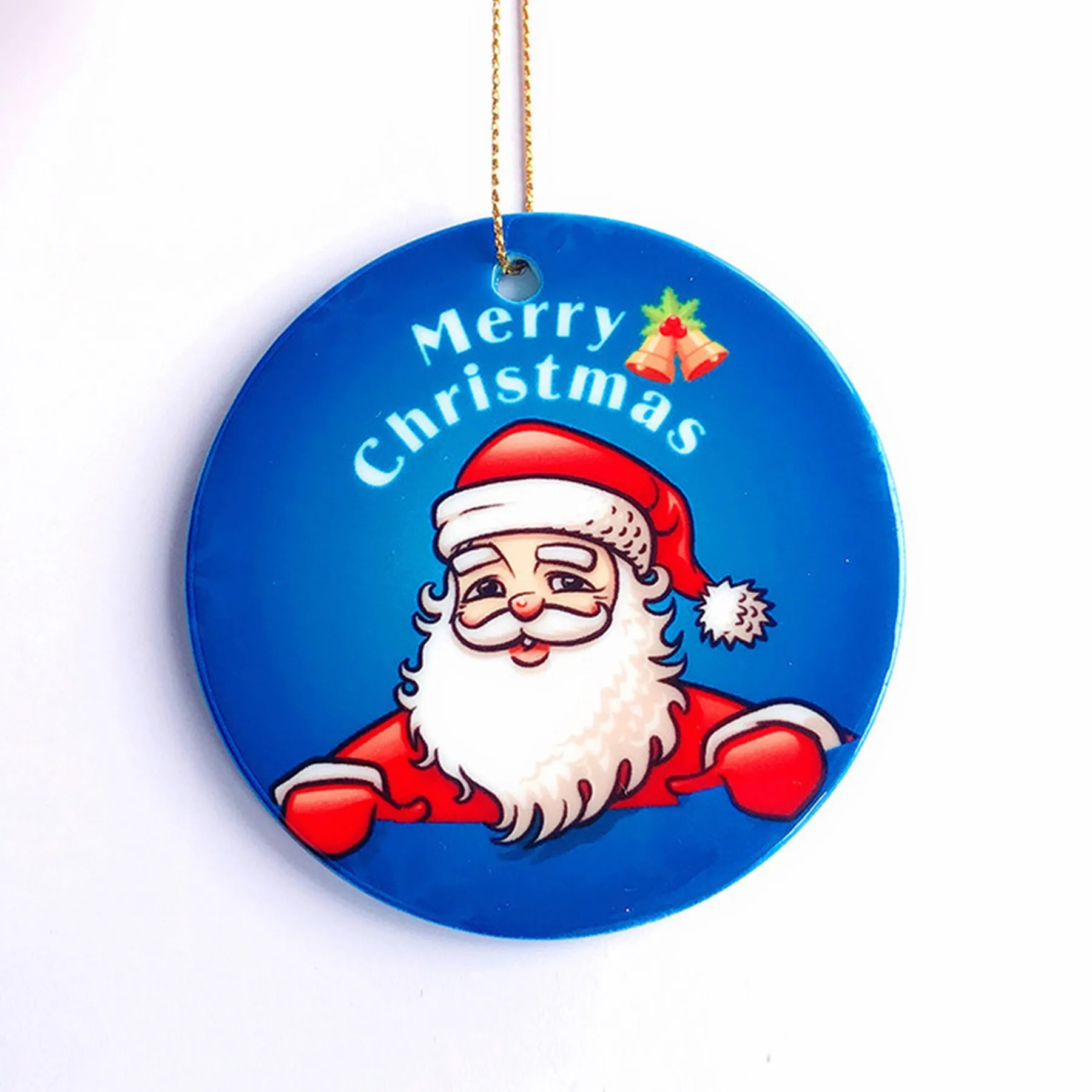Sublimation Christmas Ceramic Ornament Ideal for DIY Crafts 4