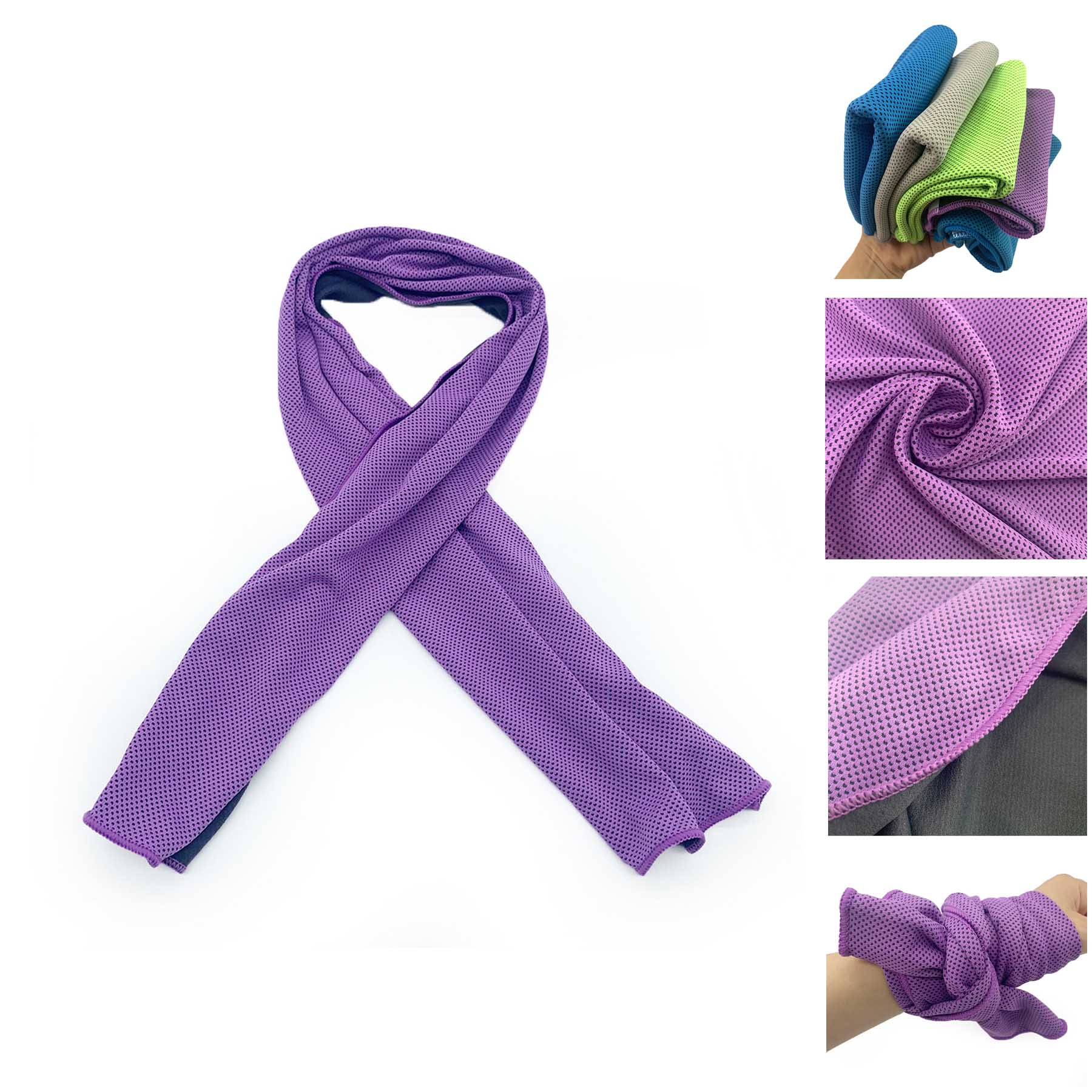 Bike Sports Head Wrist Sweat Cooling Towels 1
