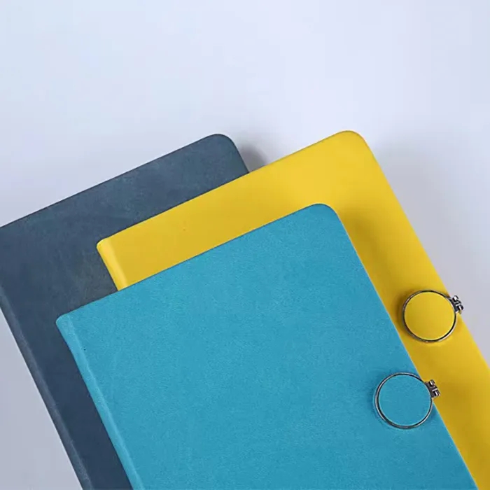 Custom PU Leather Magnetic Clip A5 Notebook 3