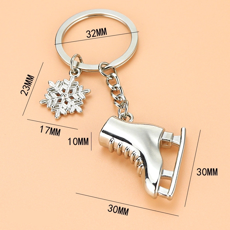 Ice skates keychain 1