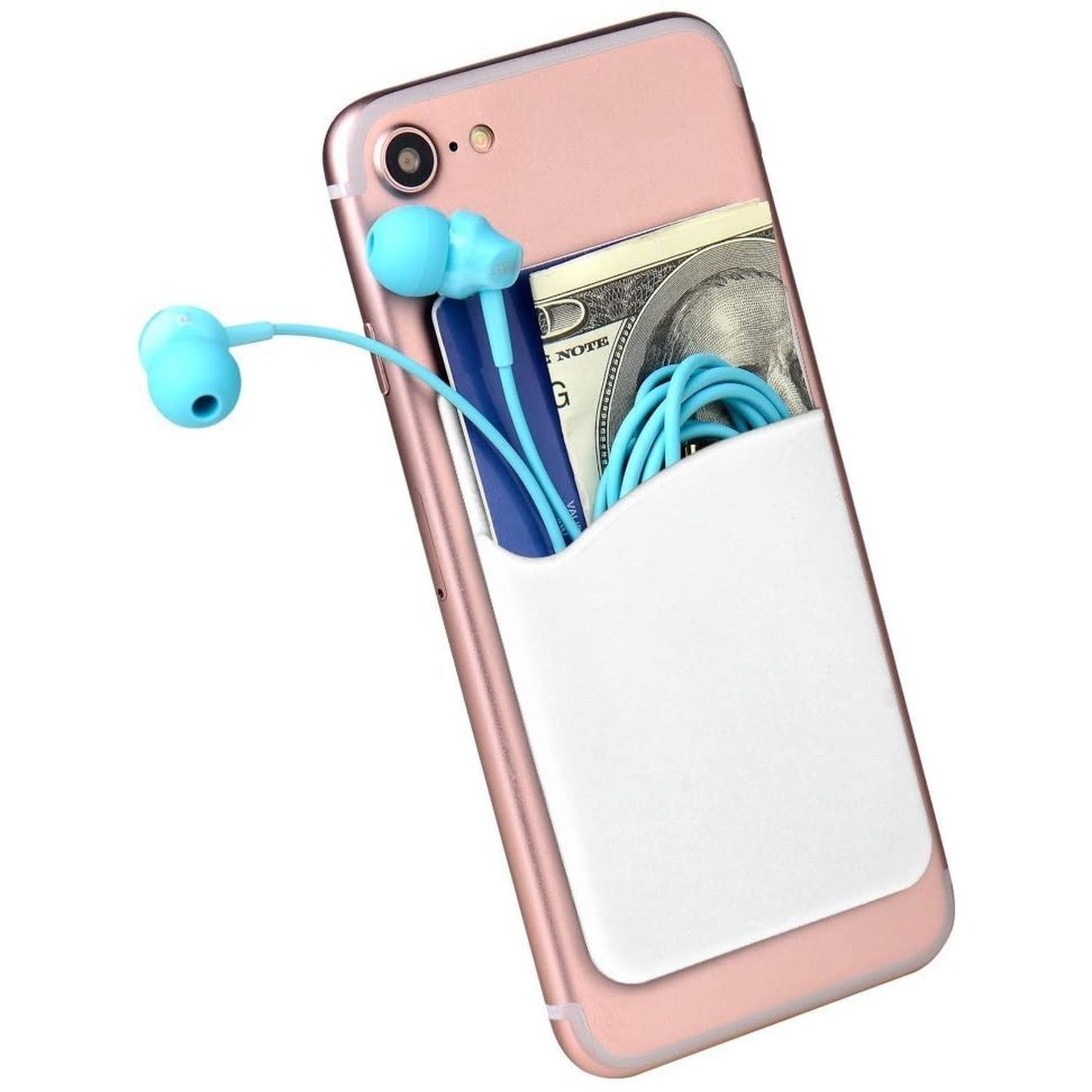 Ultra-Slim Adhesive Wallet Credit Card Holder 4