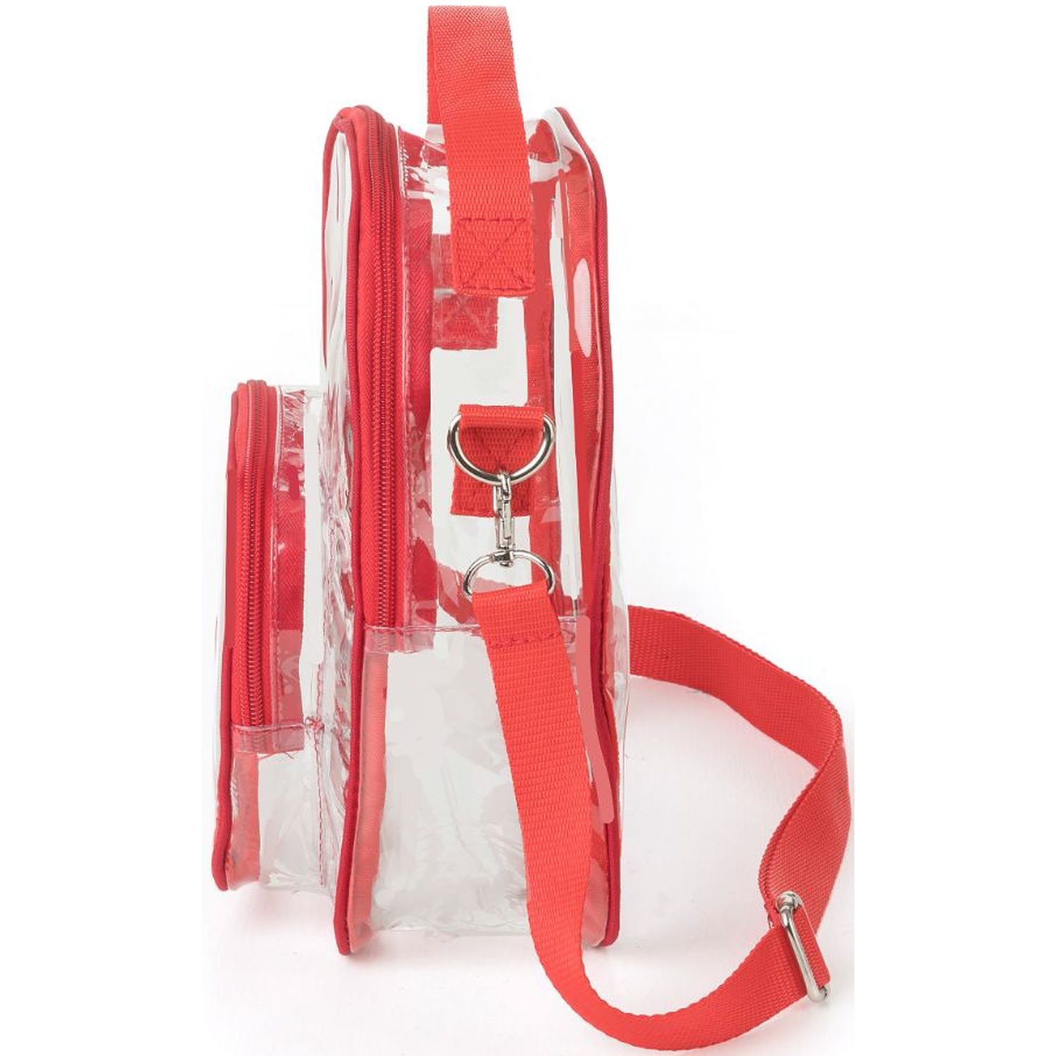 Clear PVC Crossbody Bag Stadium Approved Shoulder Sports Pack 6