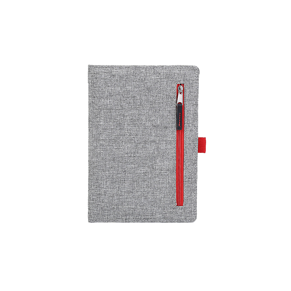 Fabric cover notebook with zipper pocket 6