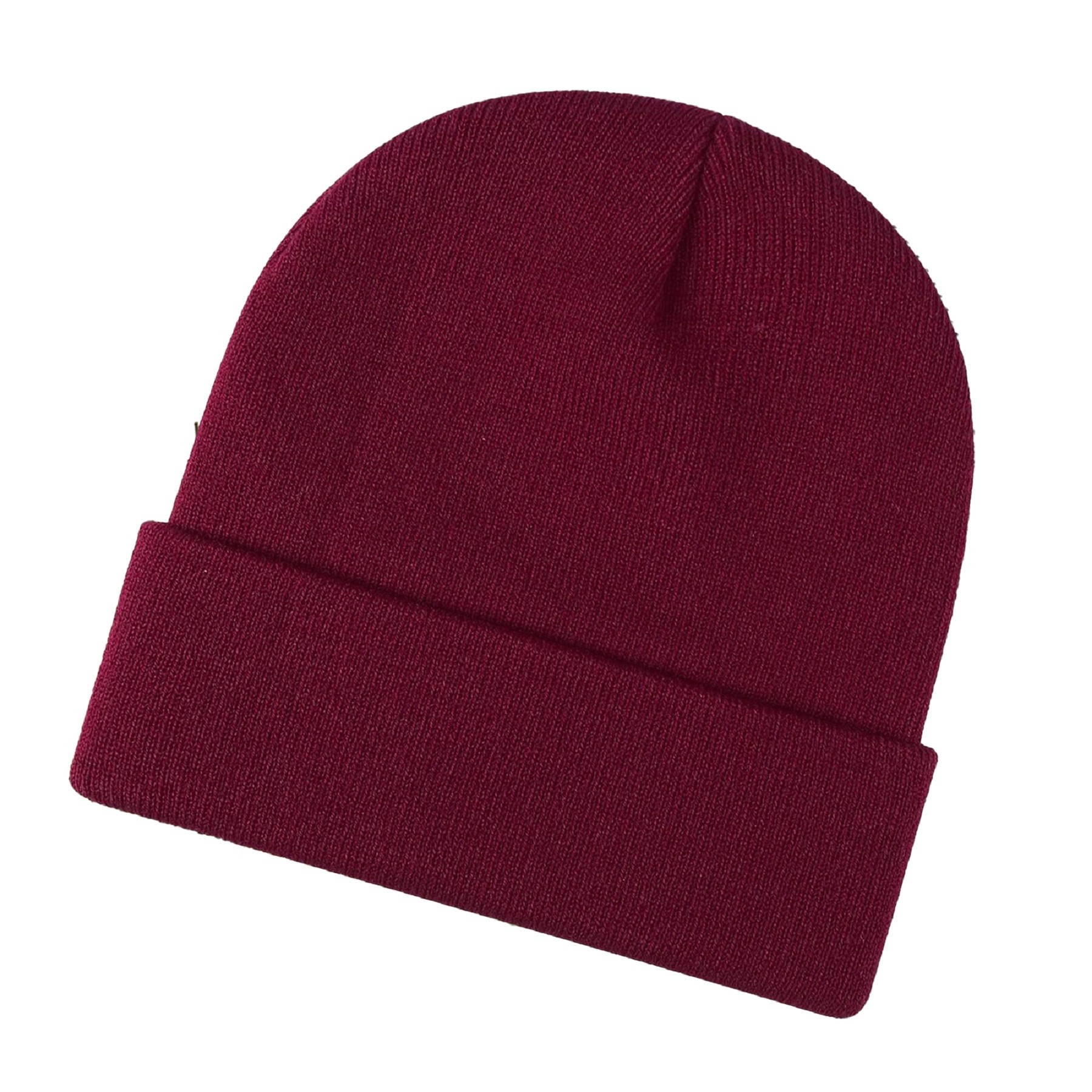 Solid Color Knitted Winter Cap 12
