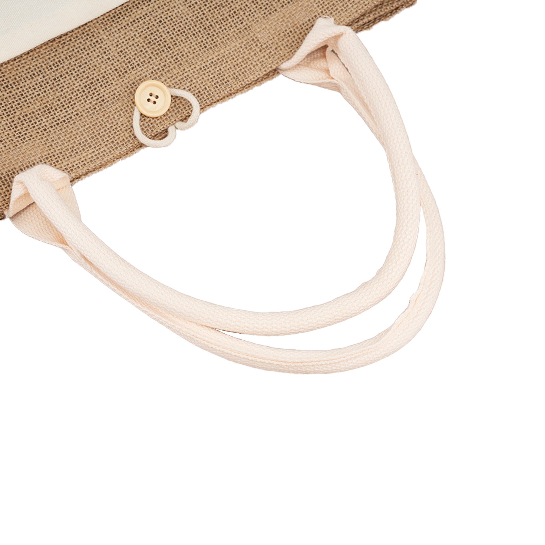 Stylish Jute Tote Bag, custom tote bag with logo imprint 3