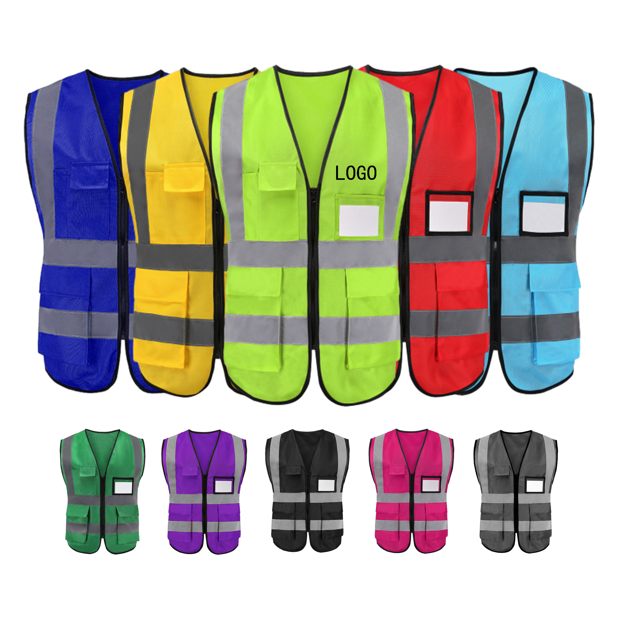 Reflective Safety Vest With Pockets 1