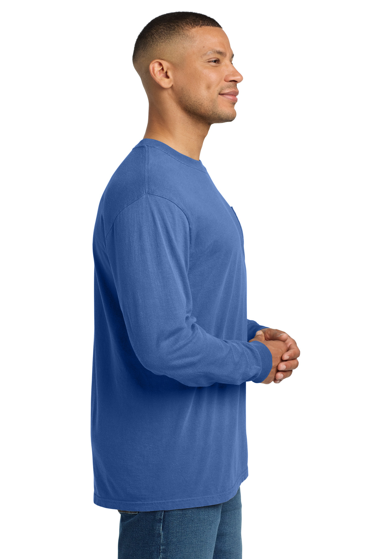 COMFORT COLORS Heavyweight Ring Spun Long Sleeve Pocket Tee. 4410 141