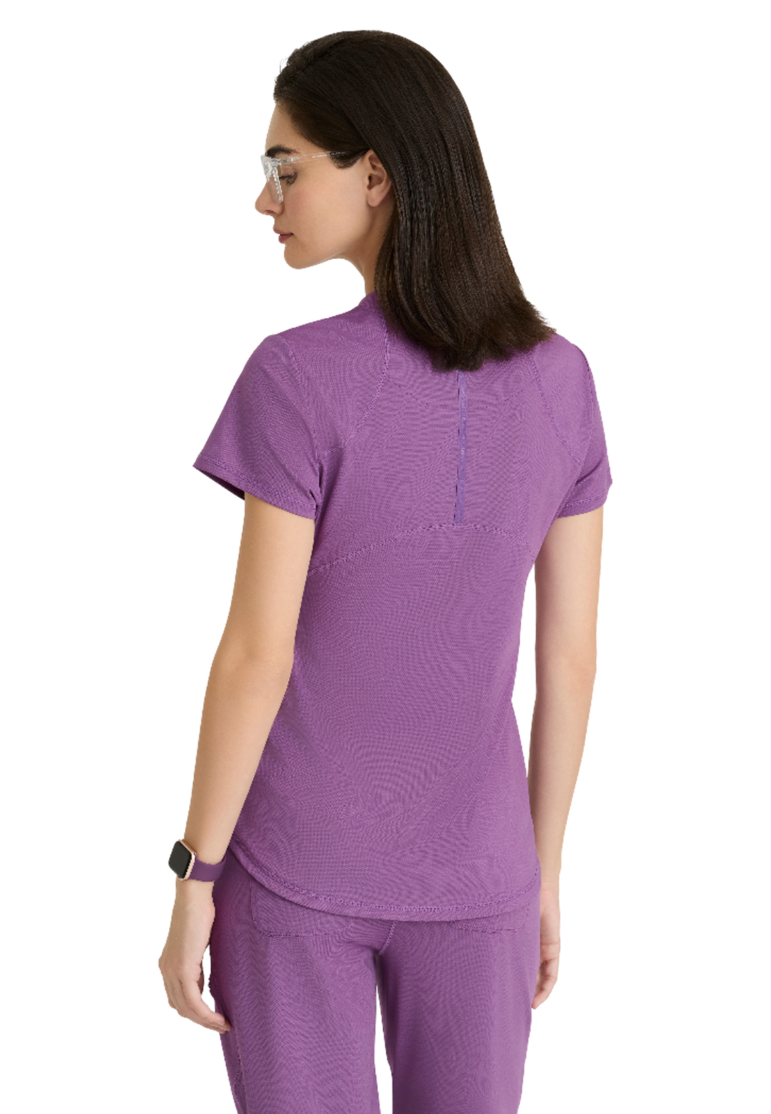 Grey's Anatomy Knit Stretch - Women's Two-Pocket V-Neck Define Scrub Top 16