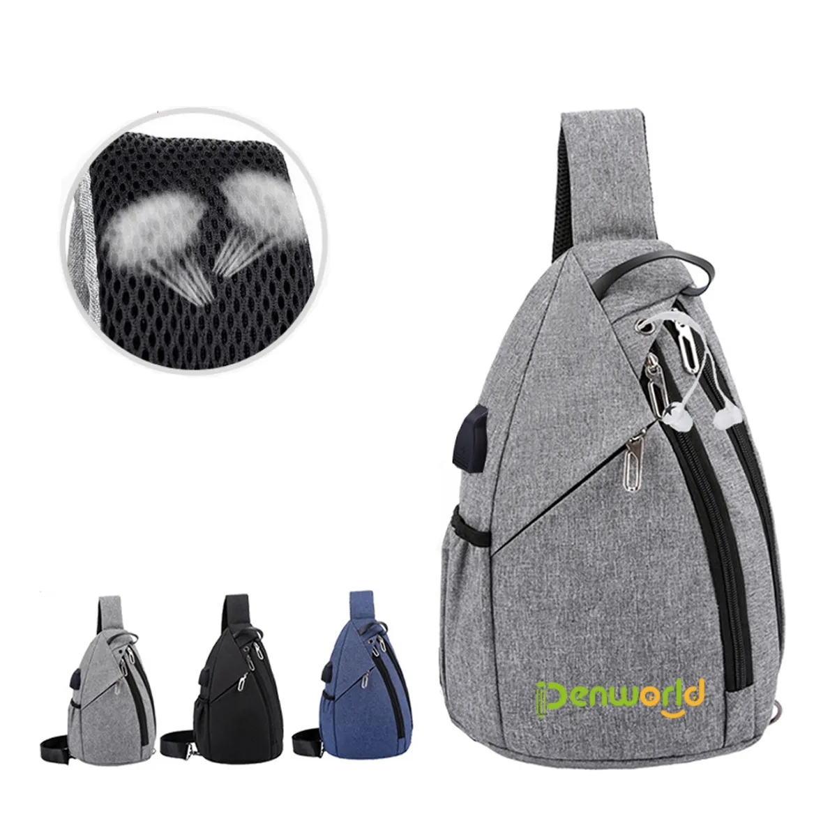 Sling Backpack Crossbody Shoulder Bag For Travel Hiking 2