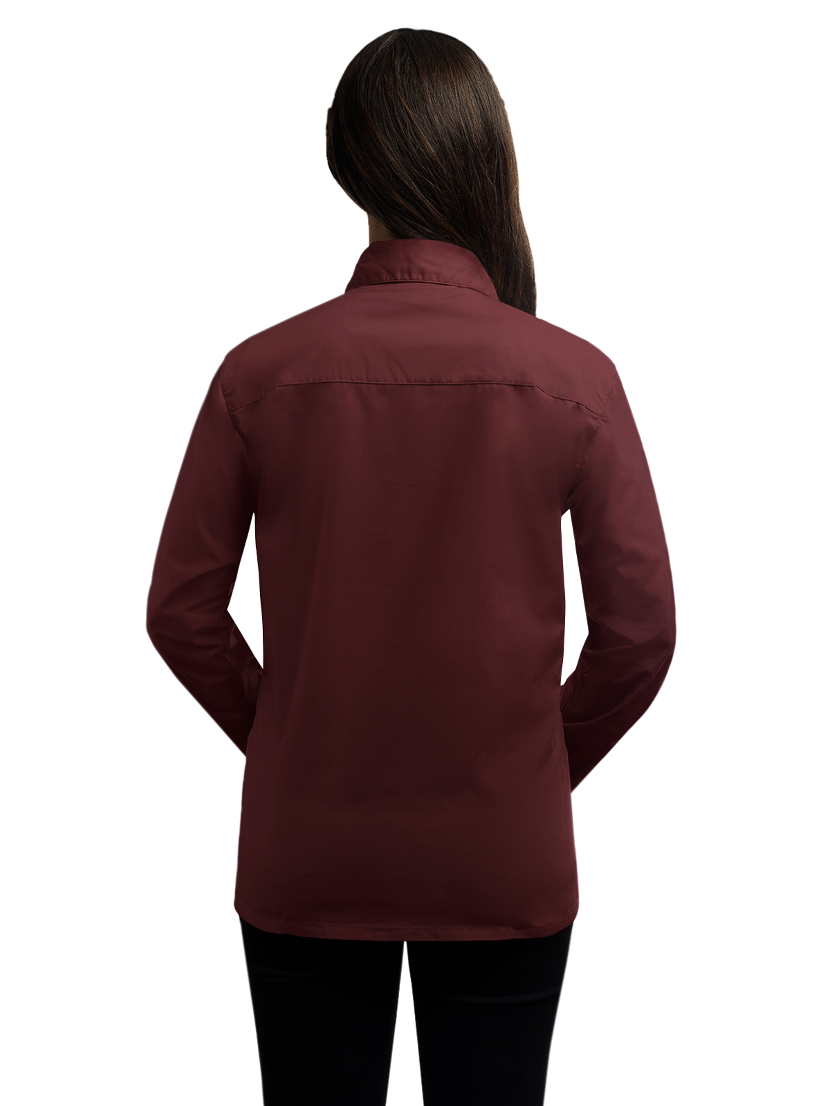 Blue Generation - Women's Pocketless Long Sleeve Superblend Poplin Shirt 68