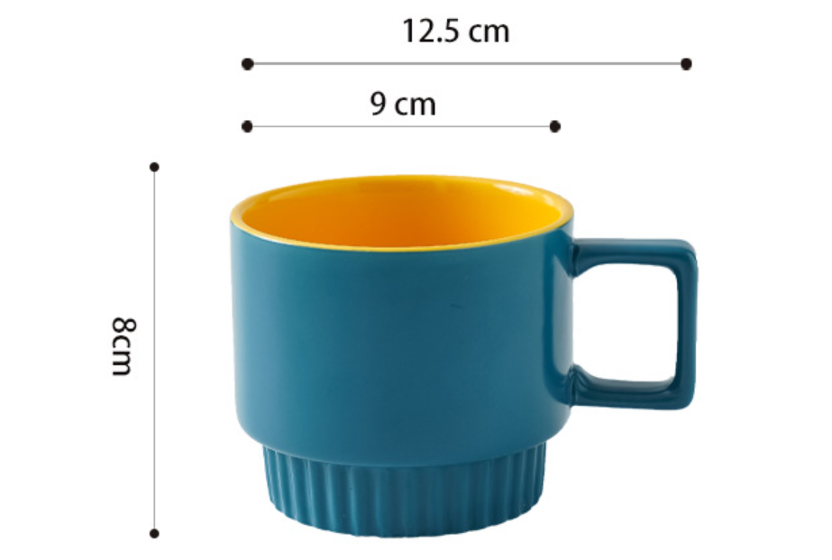 Ceramic Mark Stacking Cups 2