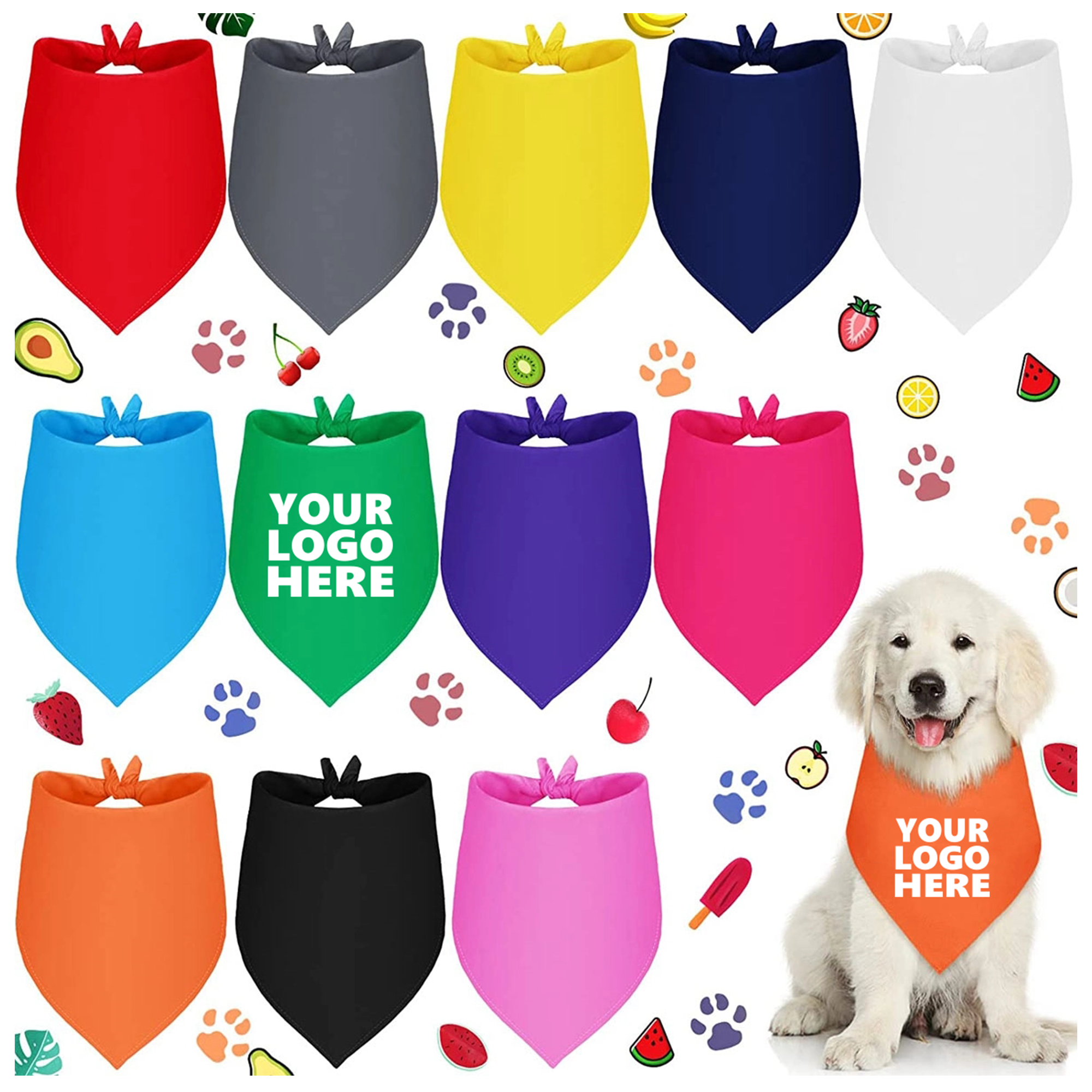 Pet Triangle Towel Saliva Bandana 2