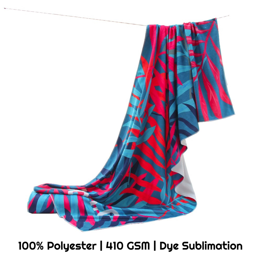 Full-Polyester Dye Sublimated Microfiber Towel 7